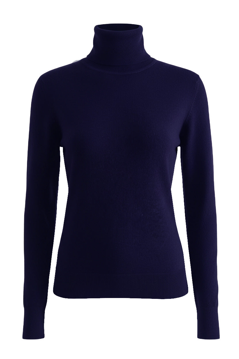 Cashmere Jackie turtleneck black