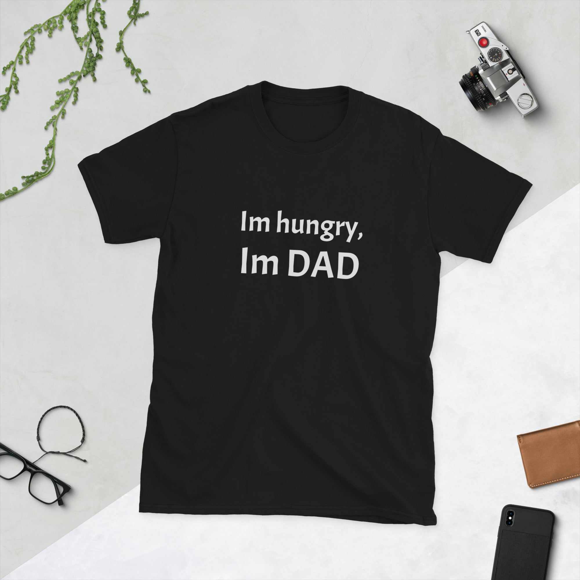 Kortermet unisex T-skjorte - Im hungry, Im dad