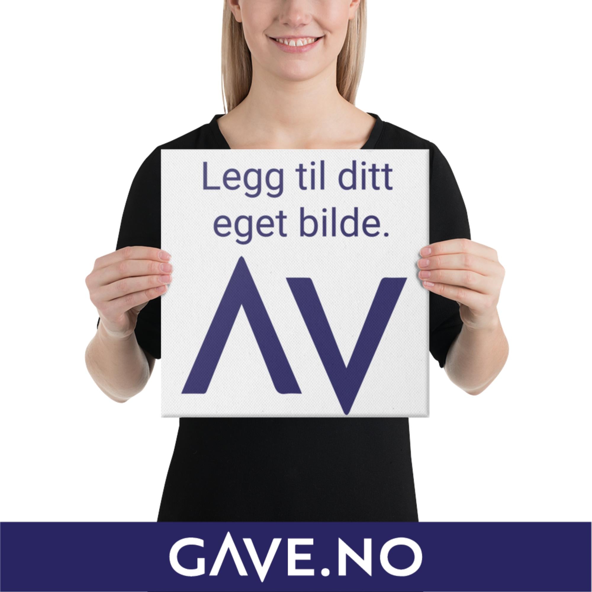 Lerret med ditt eget bilde printet