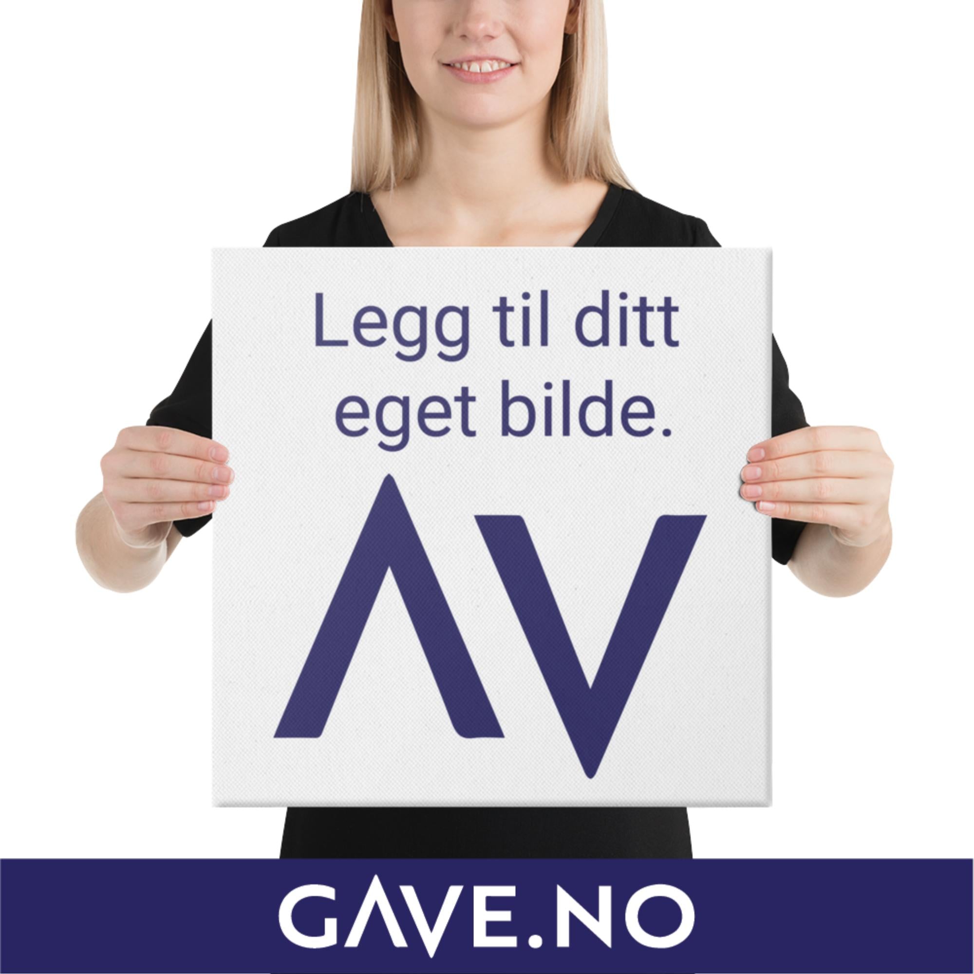 Lerret med ditt eget bilde printet