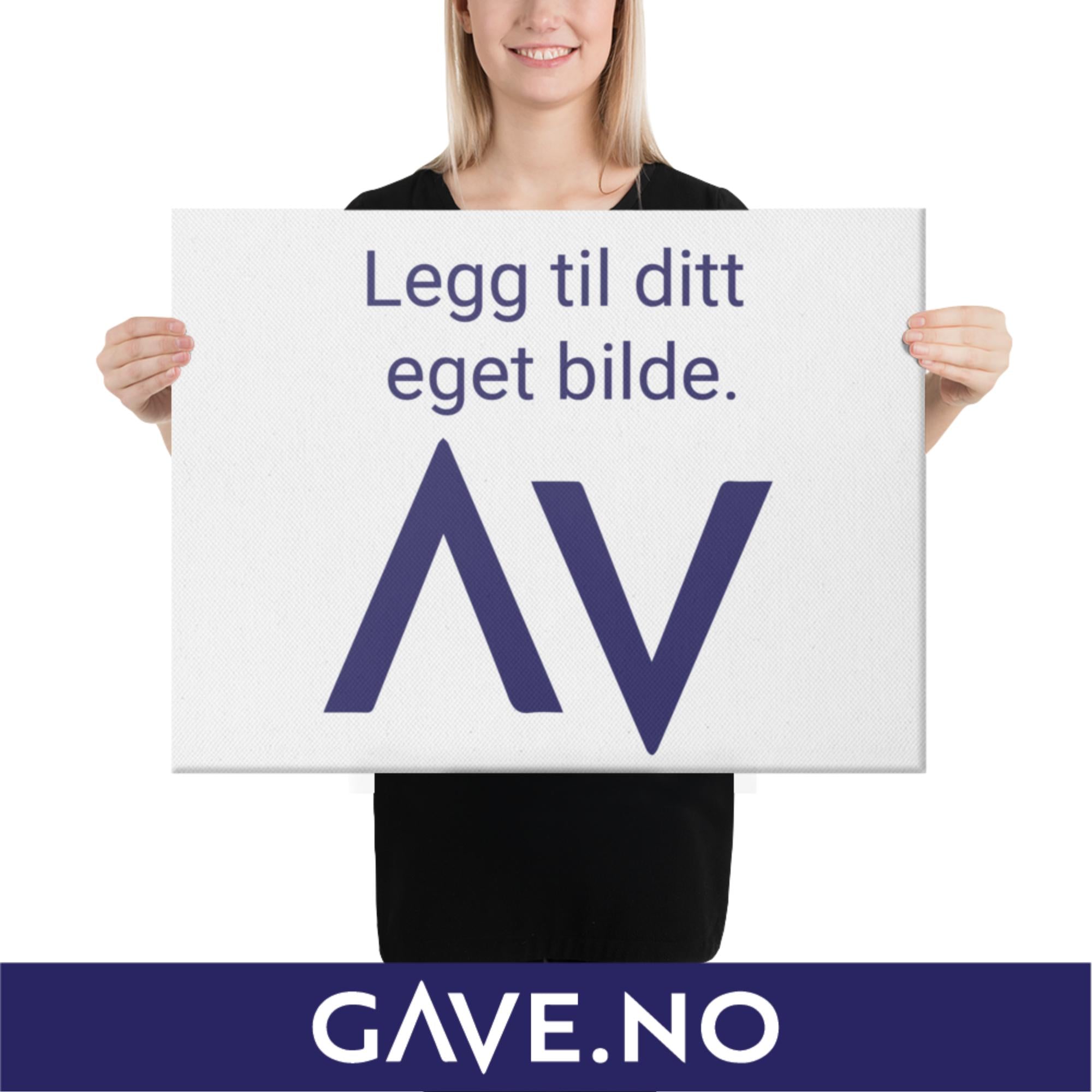 Lerret med ditt eget bilde printet