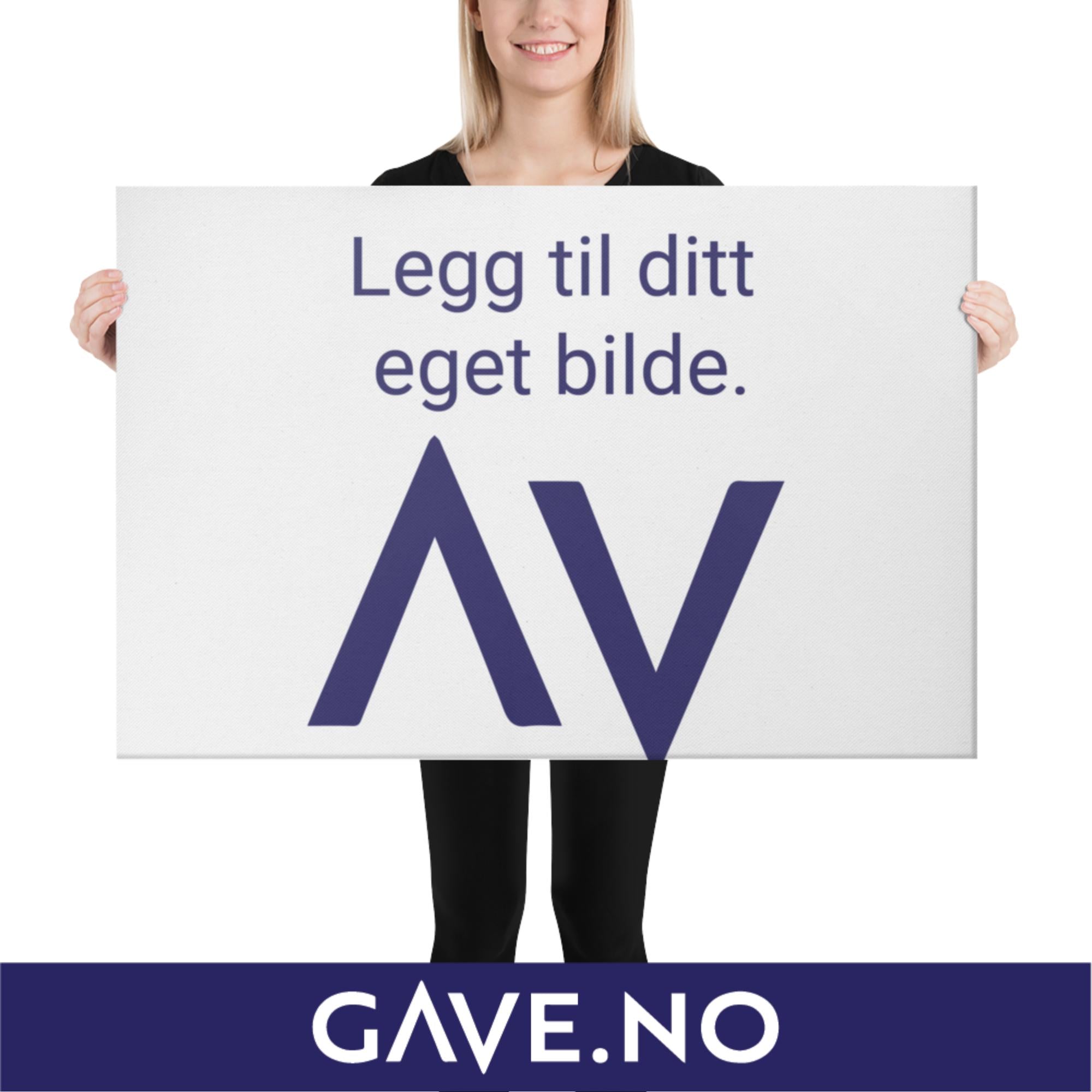 Lerret med ditt eget bilde printet