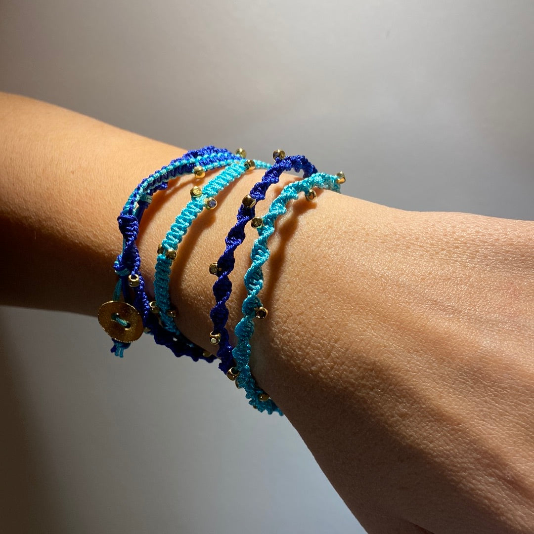 Unik håndlaget armbånd 50cm langt (stil 1)