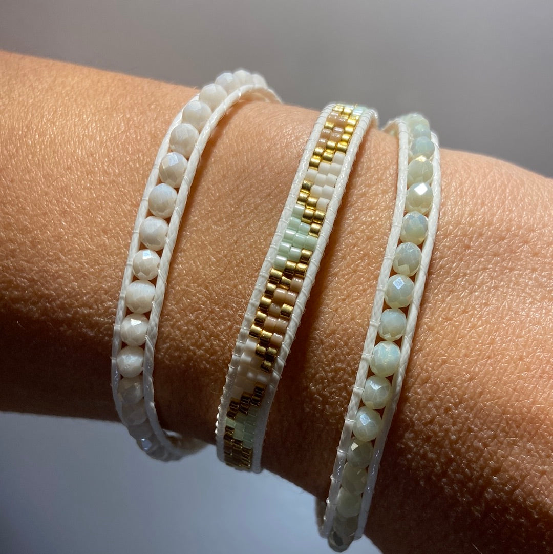 Unik håndlaget armbånd 50cm langt (stil 3)