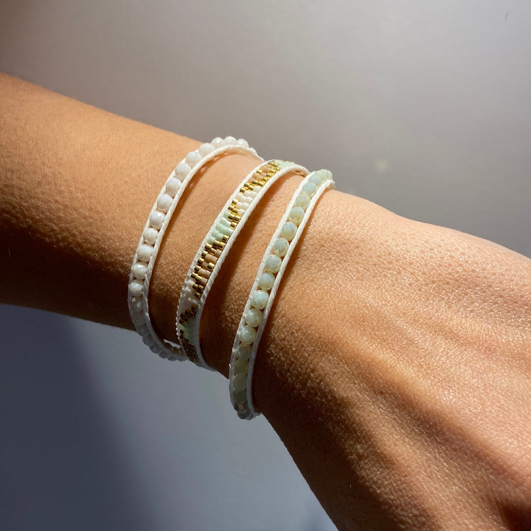 Unik håndlaget armbånd 50cm langt (stil 3)