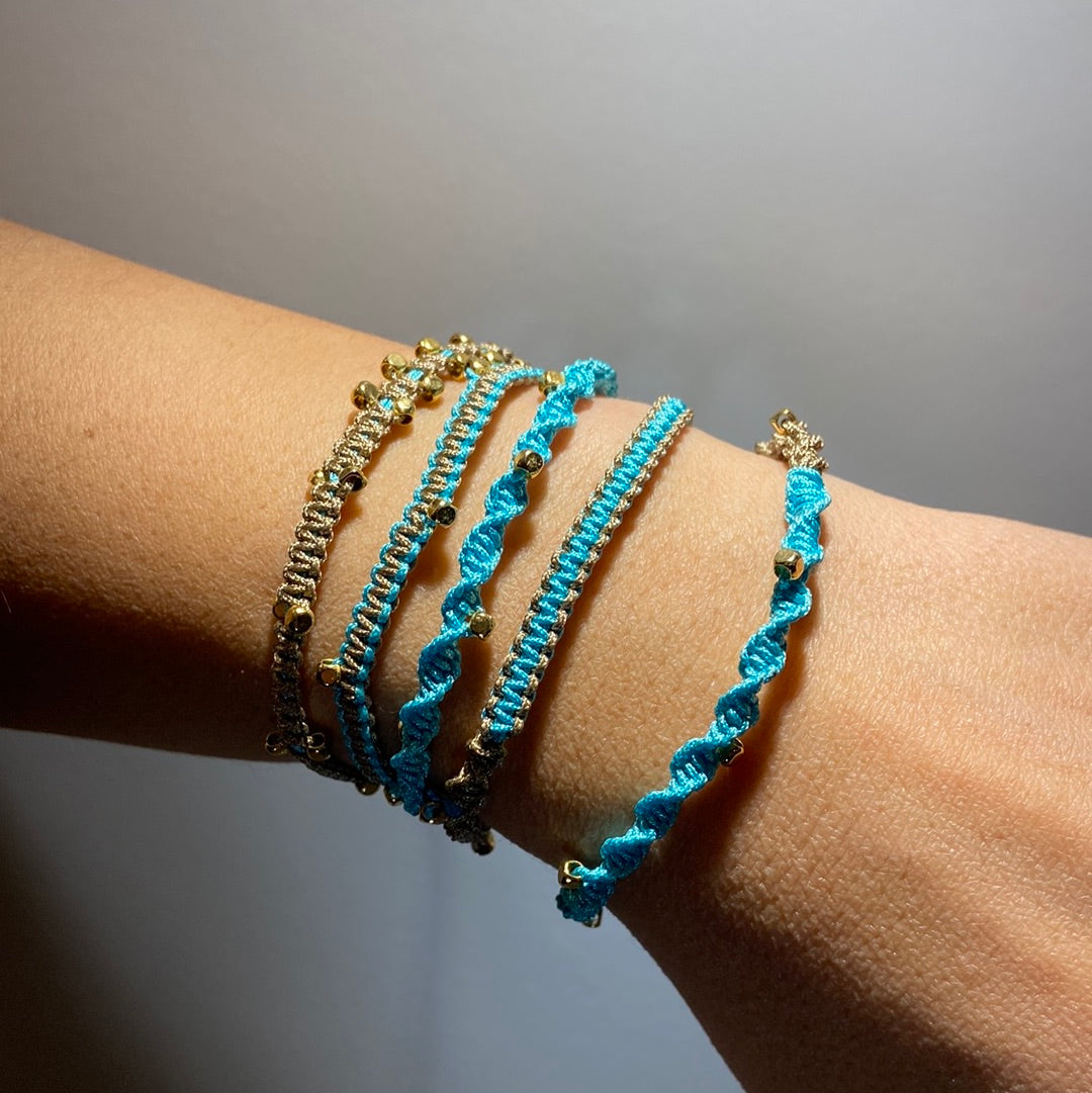 Unik håndlaget armbånd 50cm langt (stil 2)