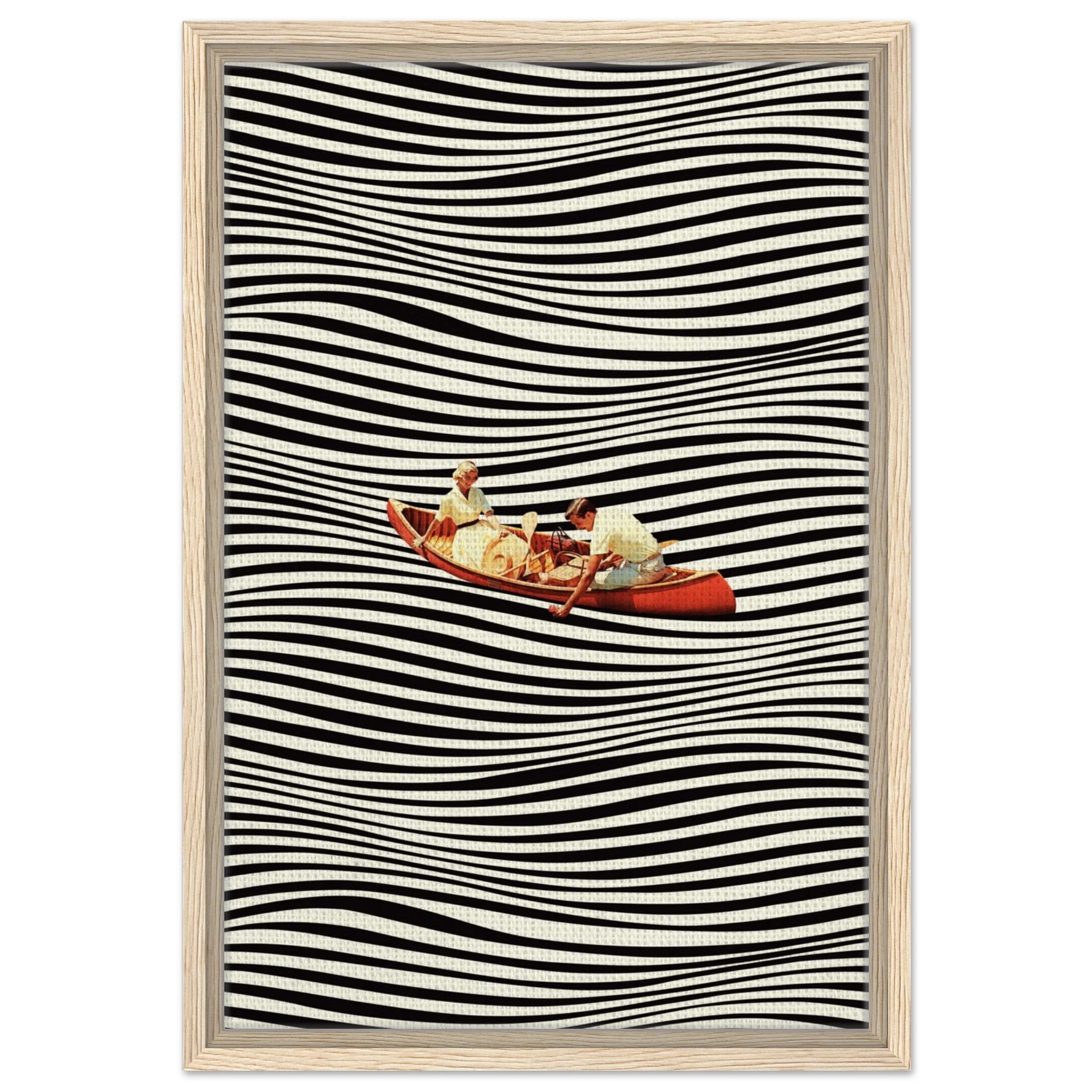A Real Boat Trip Canvas