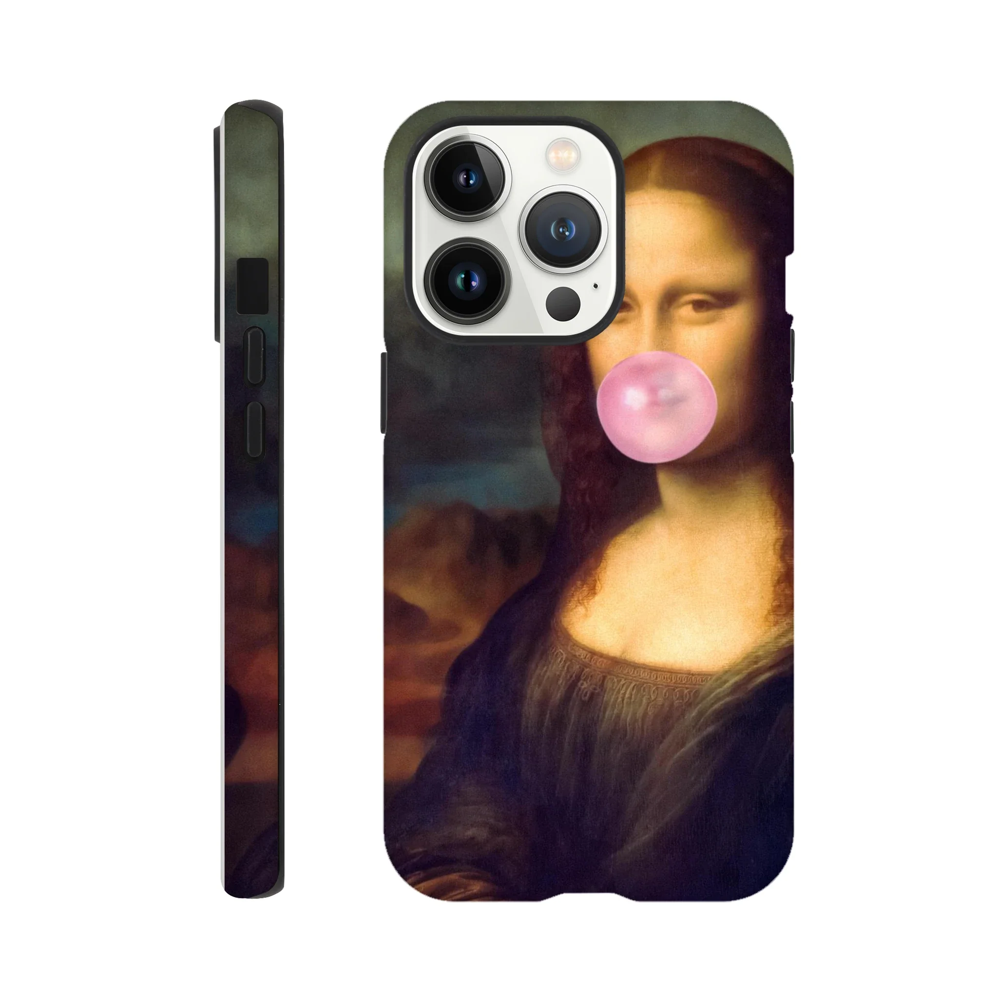 Mona Lisa Bubble Gum iPhone Case