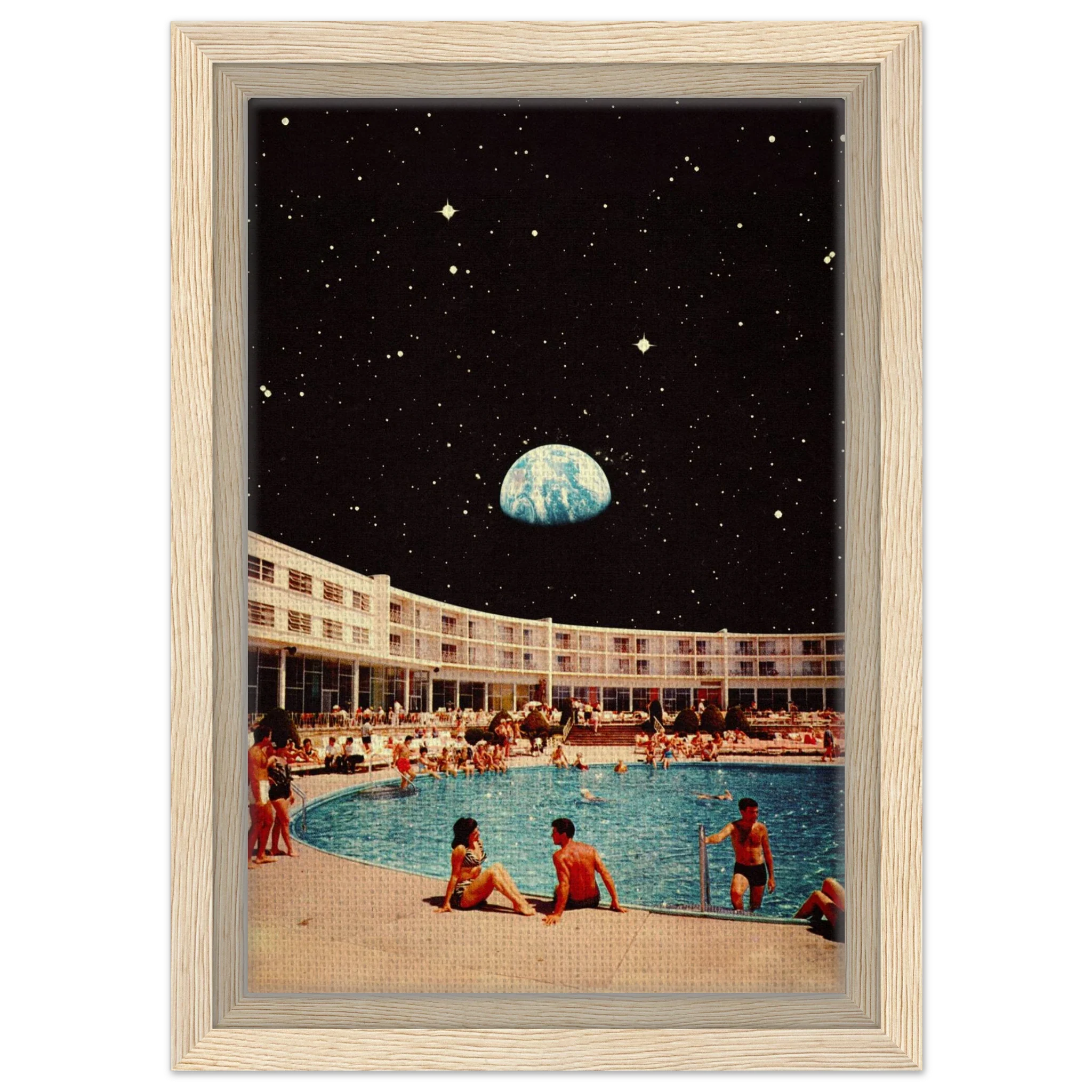 Lunar Pool Canvas