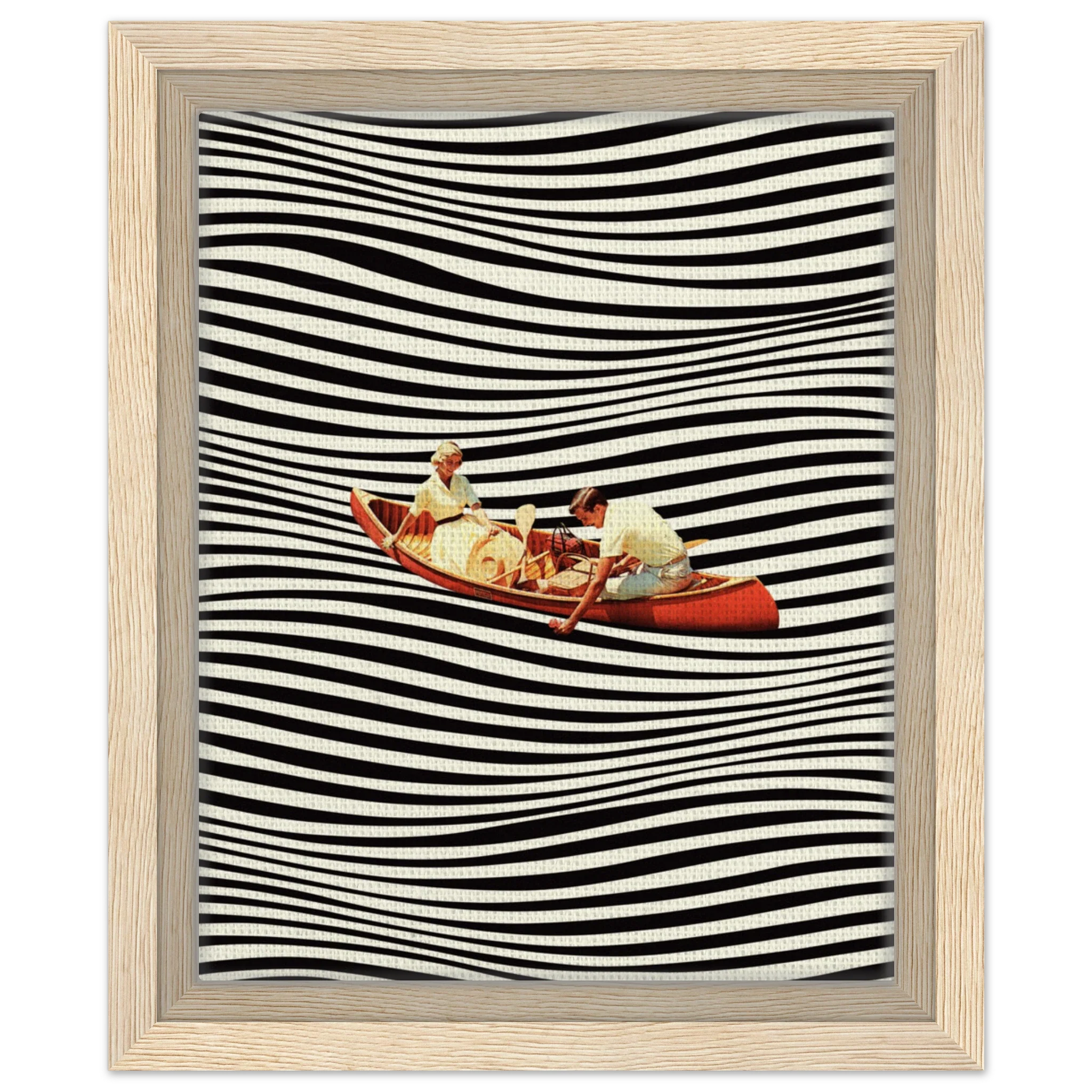 A Real Boat Trip Canvas