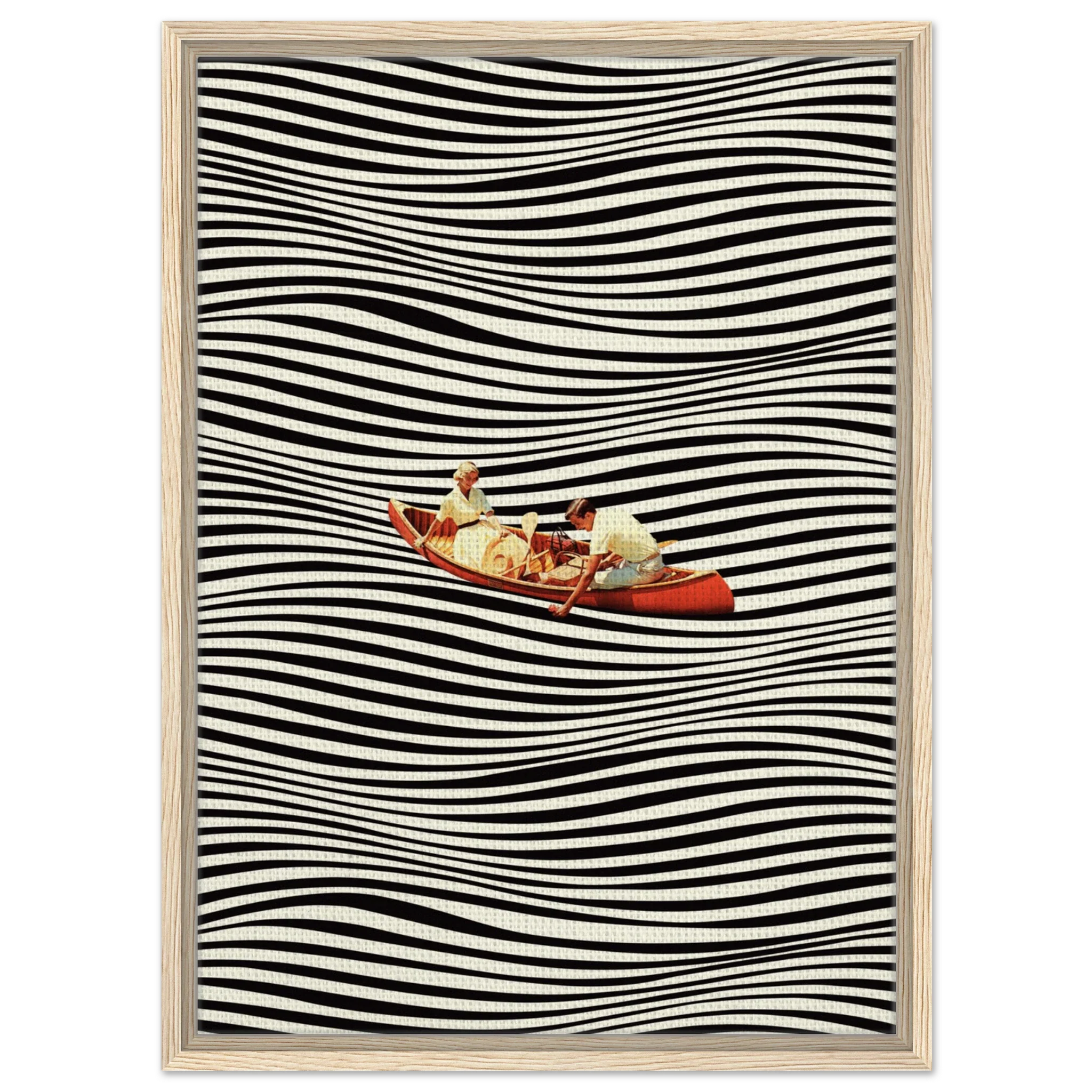 A Real Boat Trip Canvas