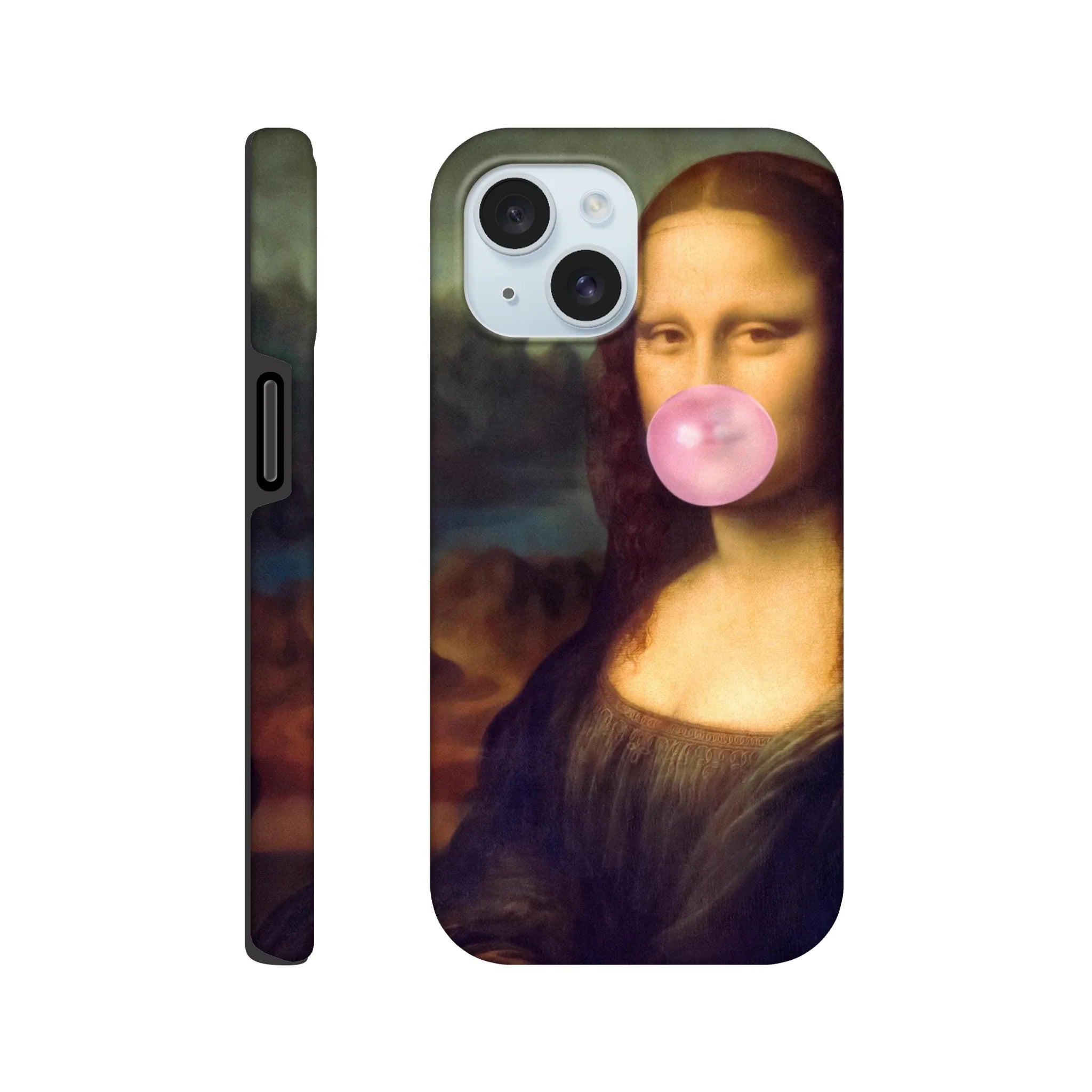 Mona Lisa Bubble Gum iPhone Case