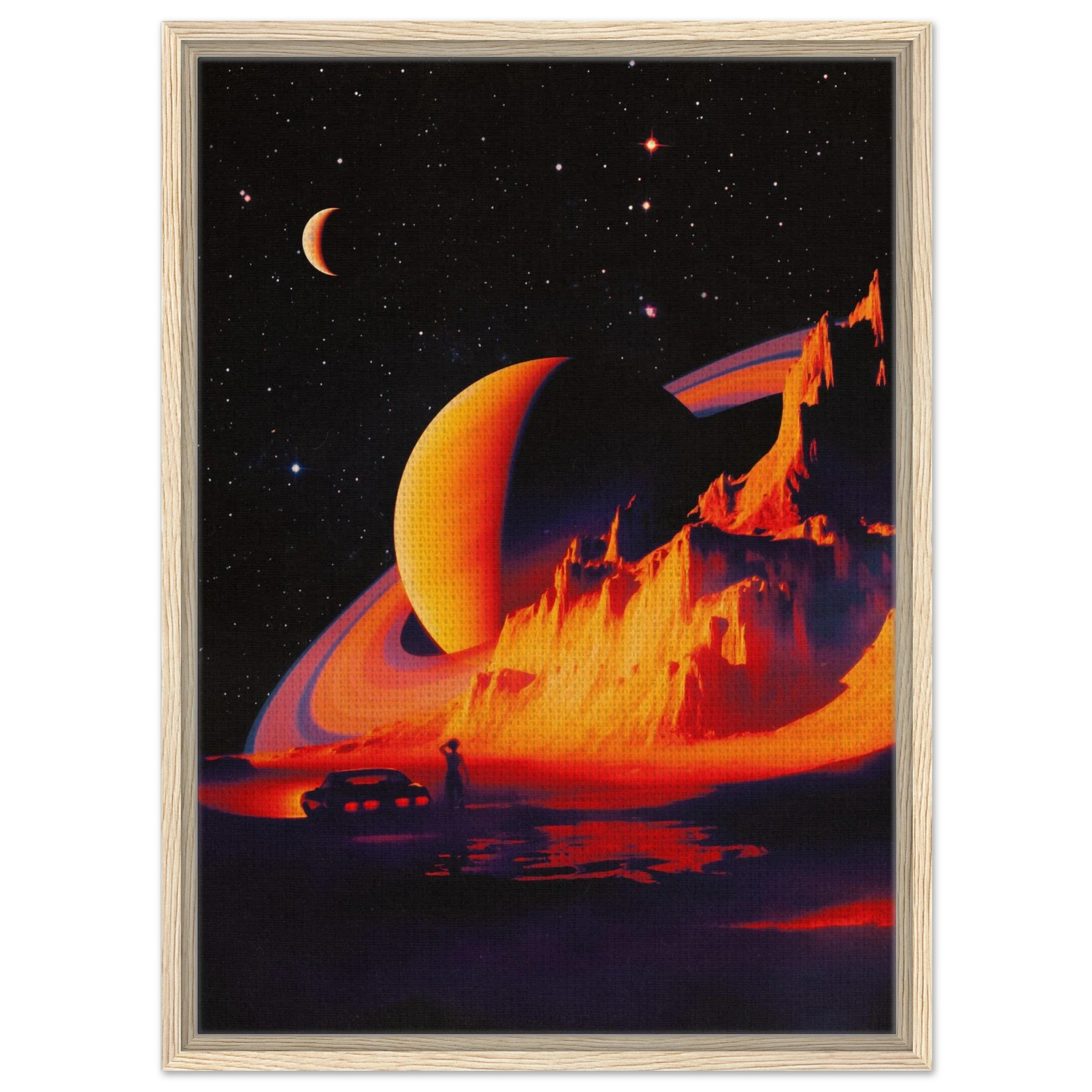 Alien Landscape Canvas