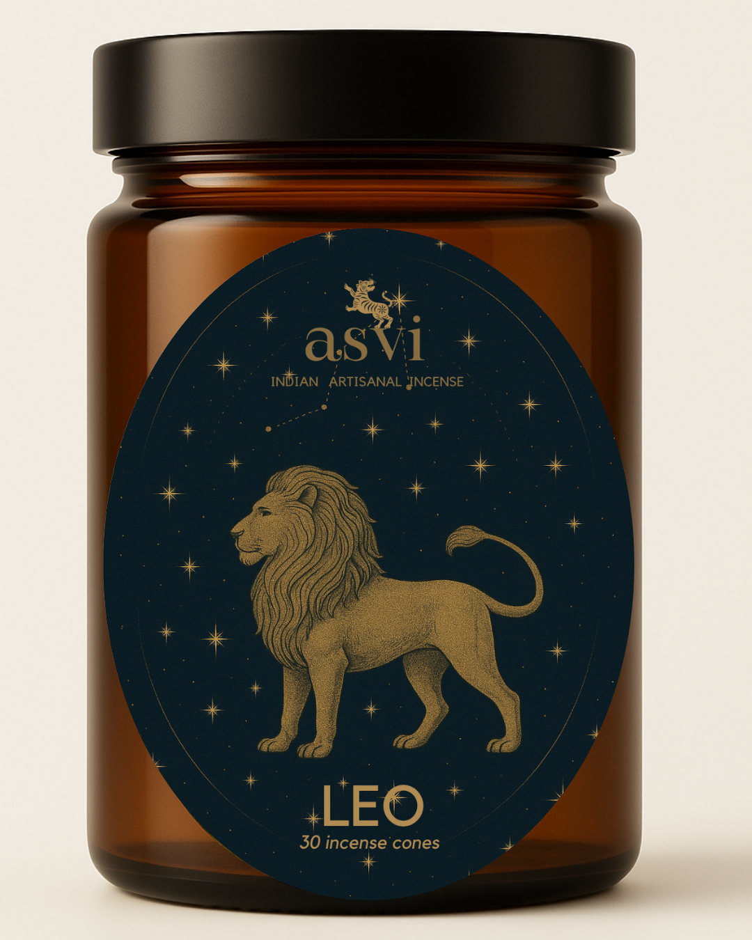 Ayurvedic Zodiac Incense | Leo Sun Sign (Handmade Cones)