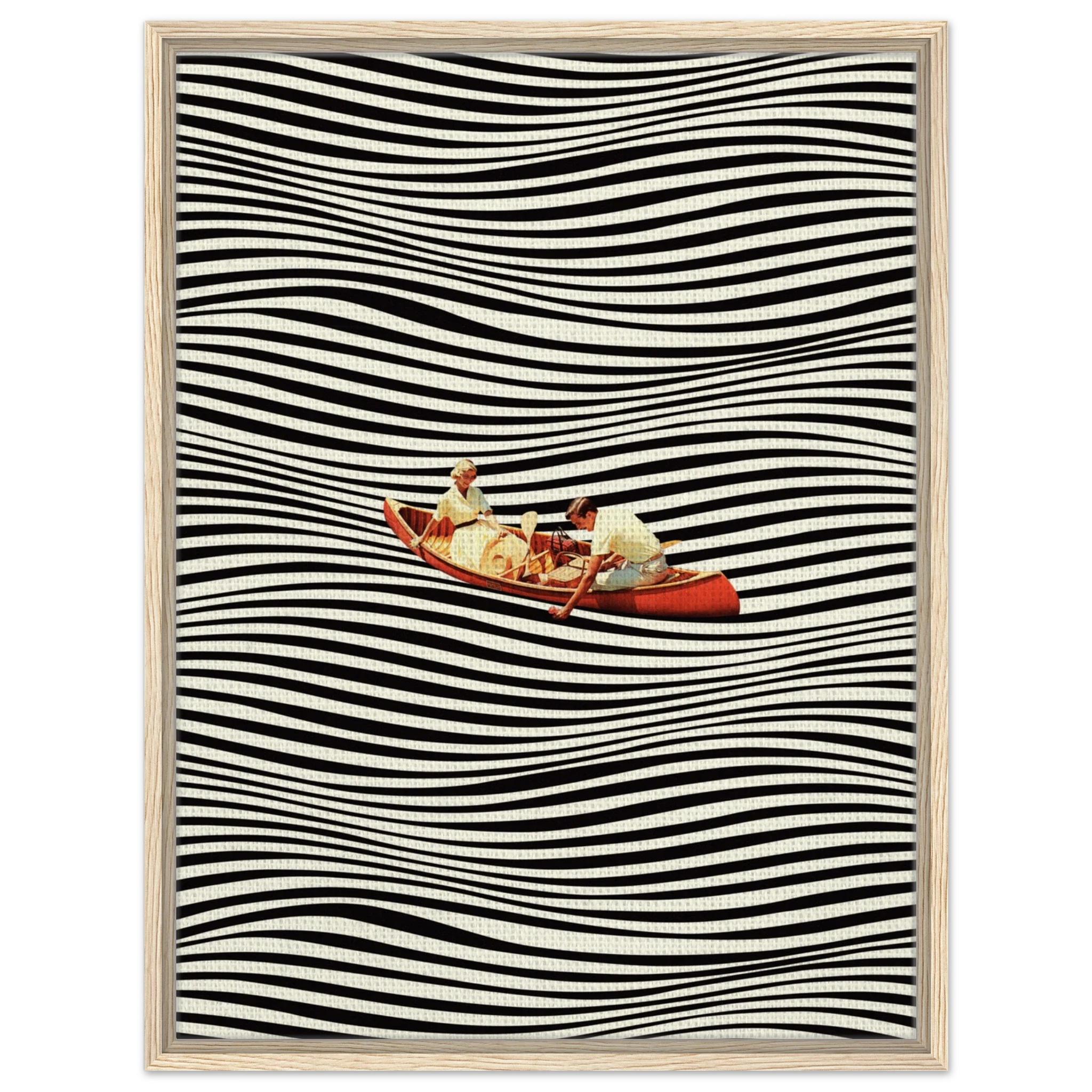 A Real Boat Trip Canvas