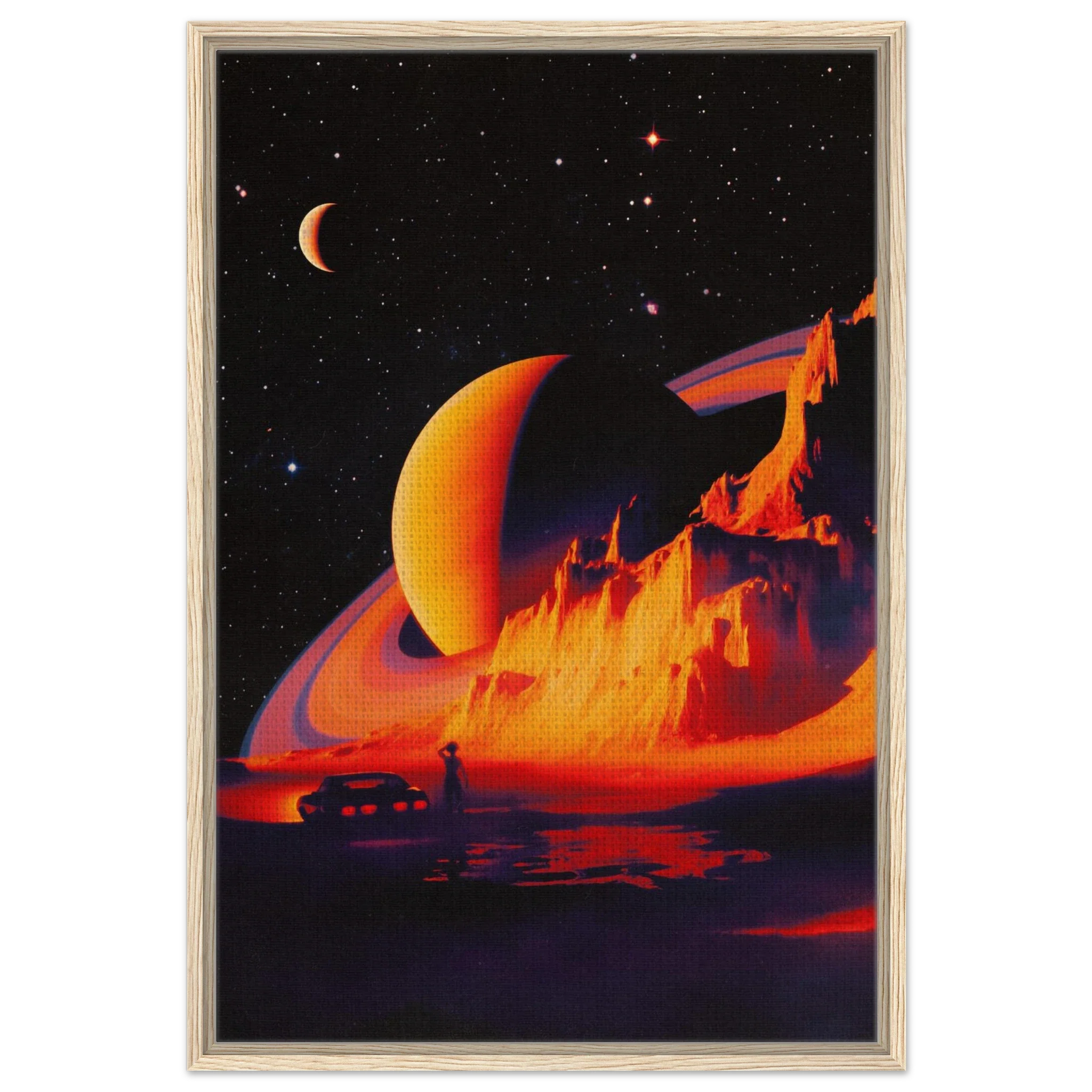 Alien Landscape Canvas