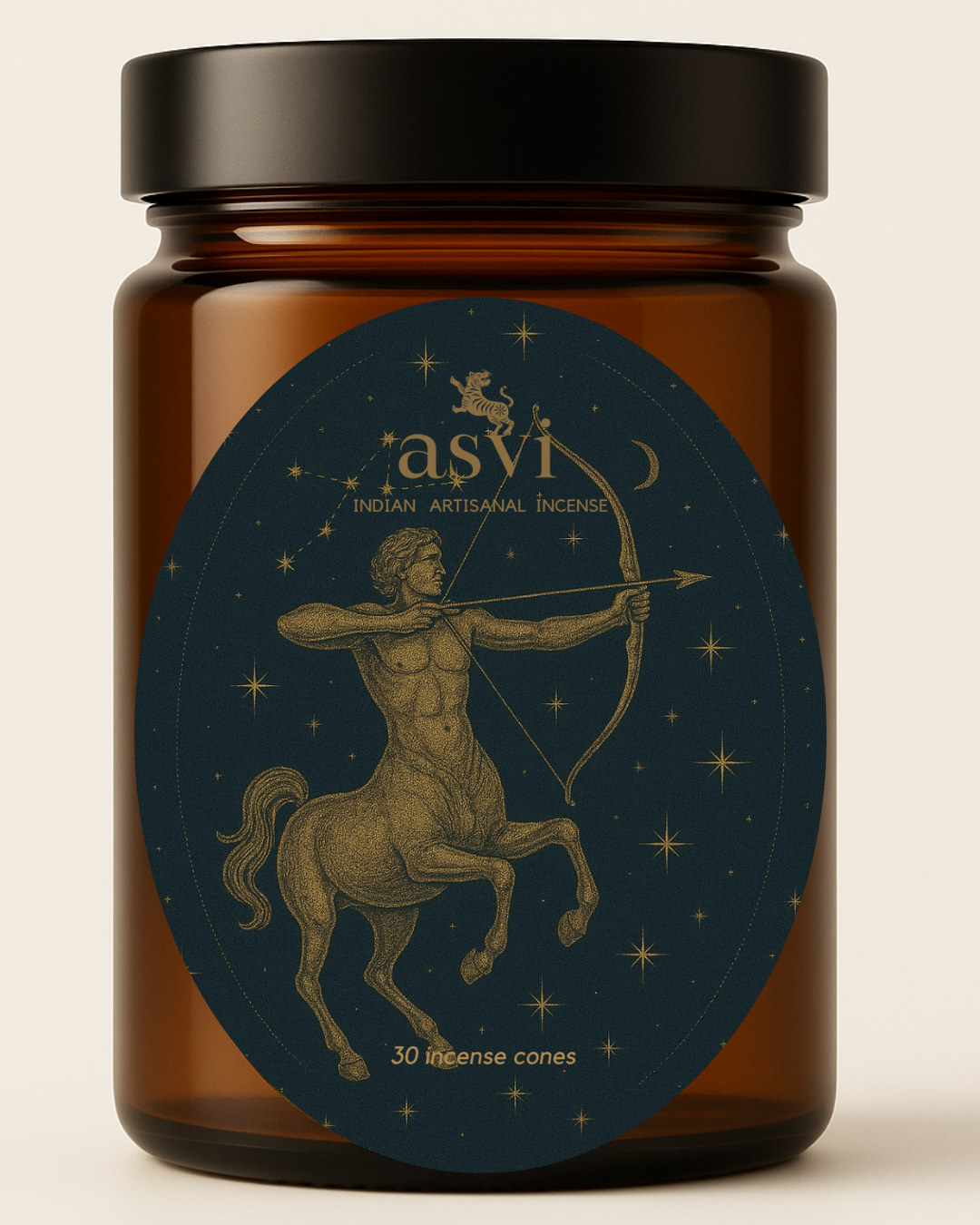Ayurvedic Zodiac Incense | Sagittarius Sun Sign (Handmade Cones)