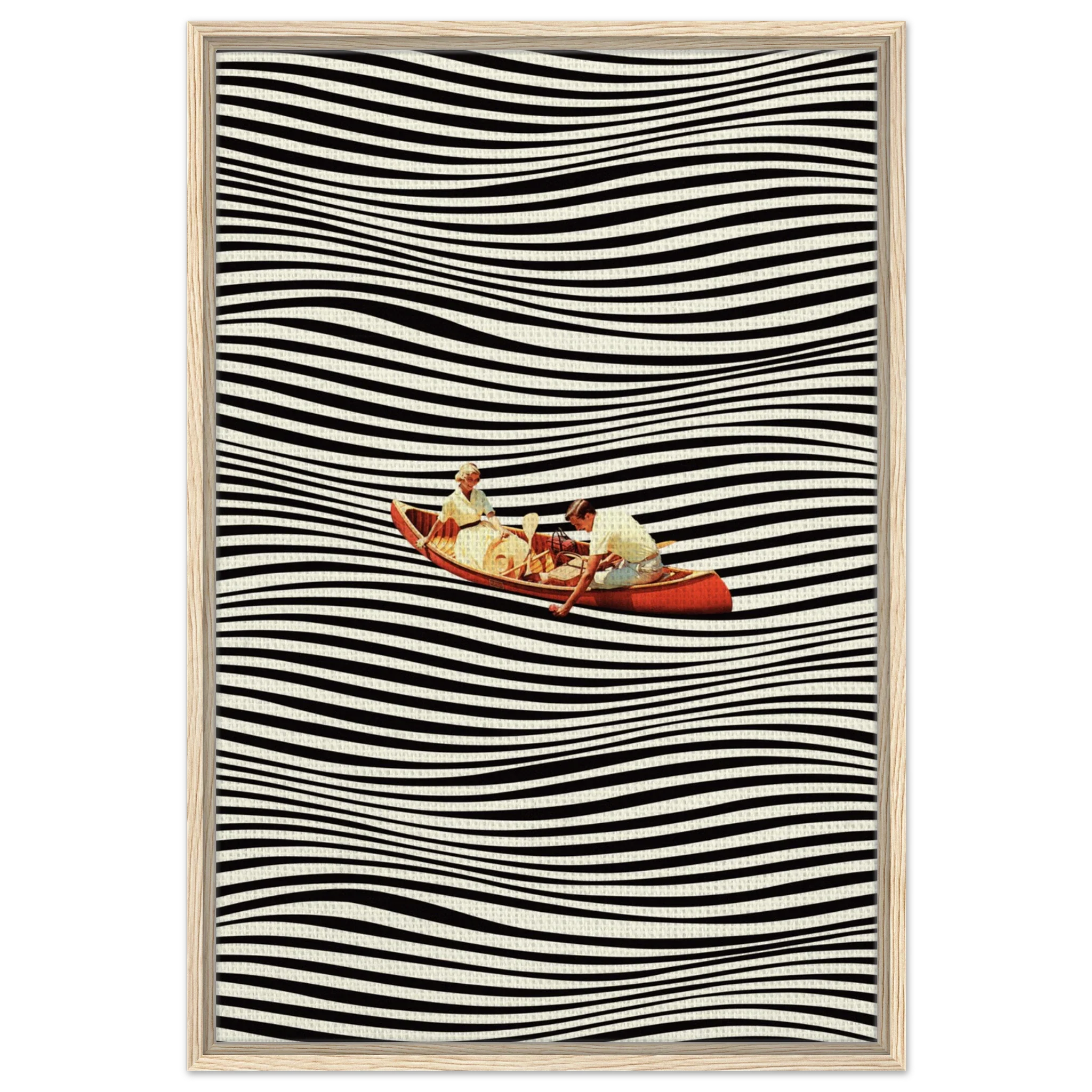 A Real Boat Trip Canvas