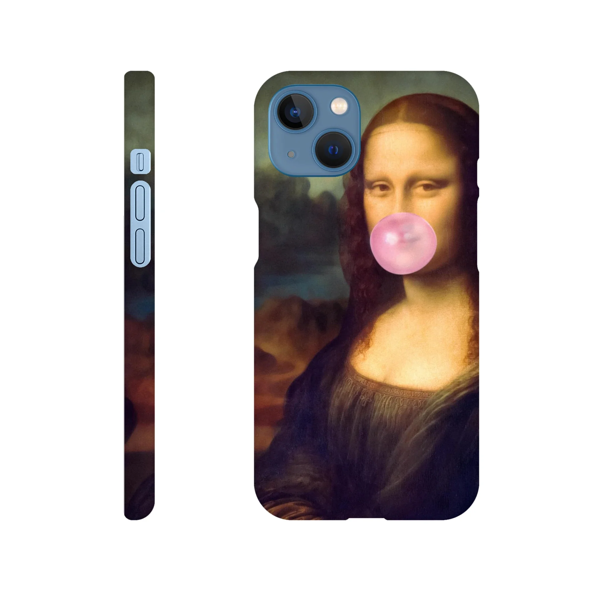 Mona Lisa Bubble Gum iPhone Case