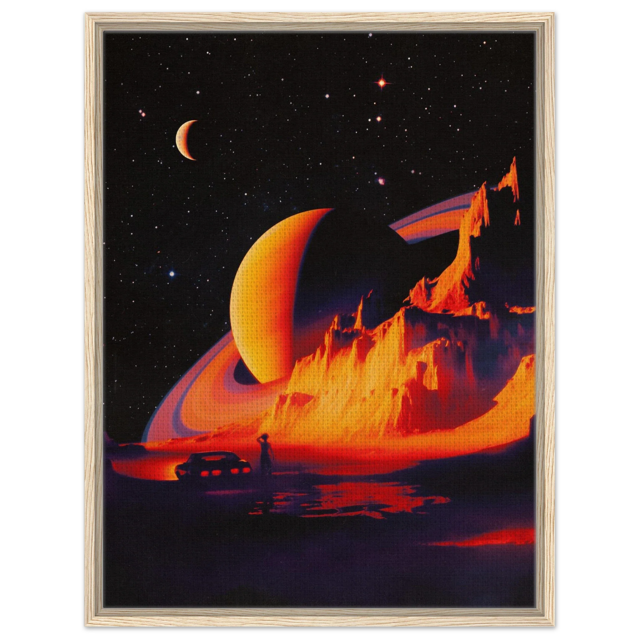 Alien Landscape Canvas