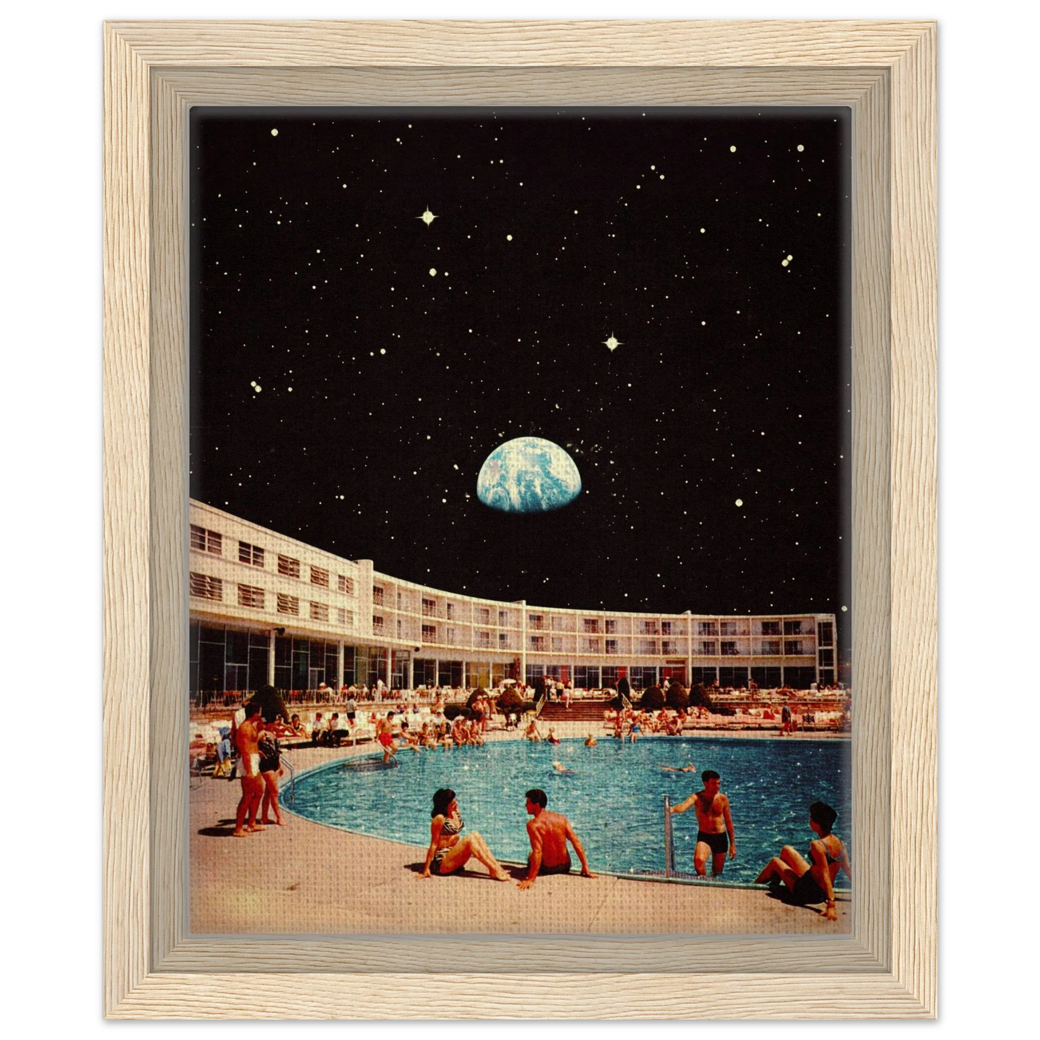 Lunar Pool Canvas