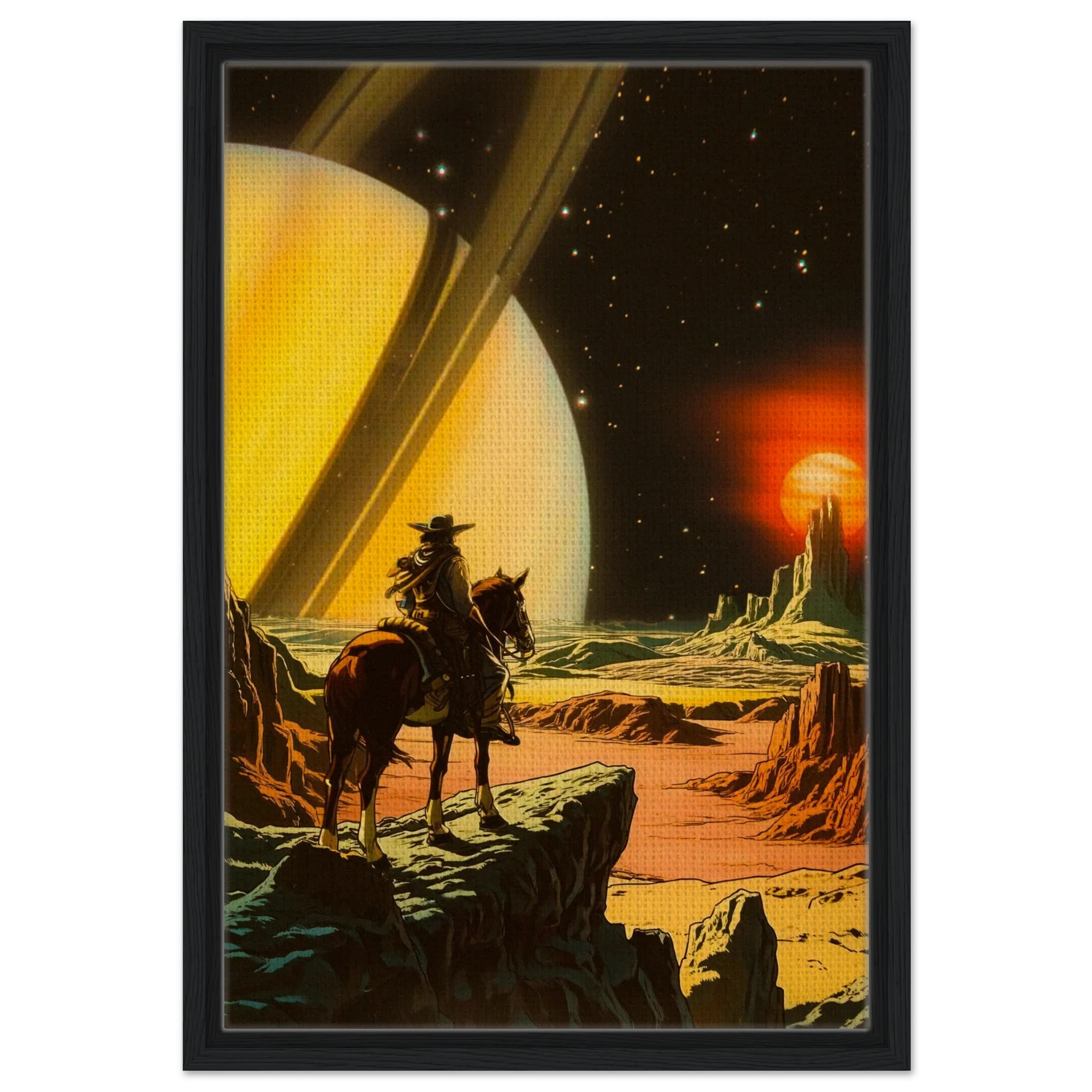 Cosmic Cowboy Canvas