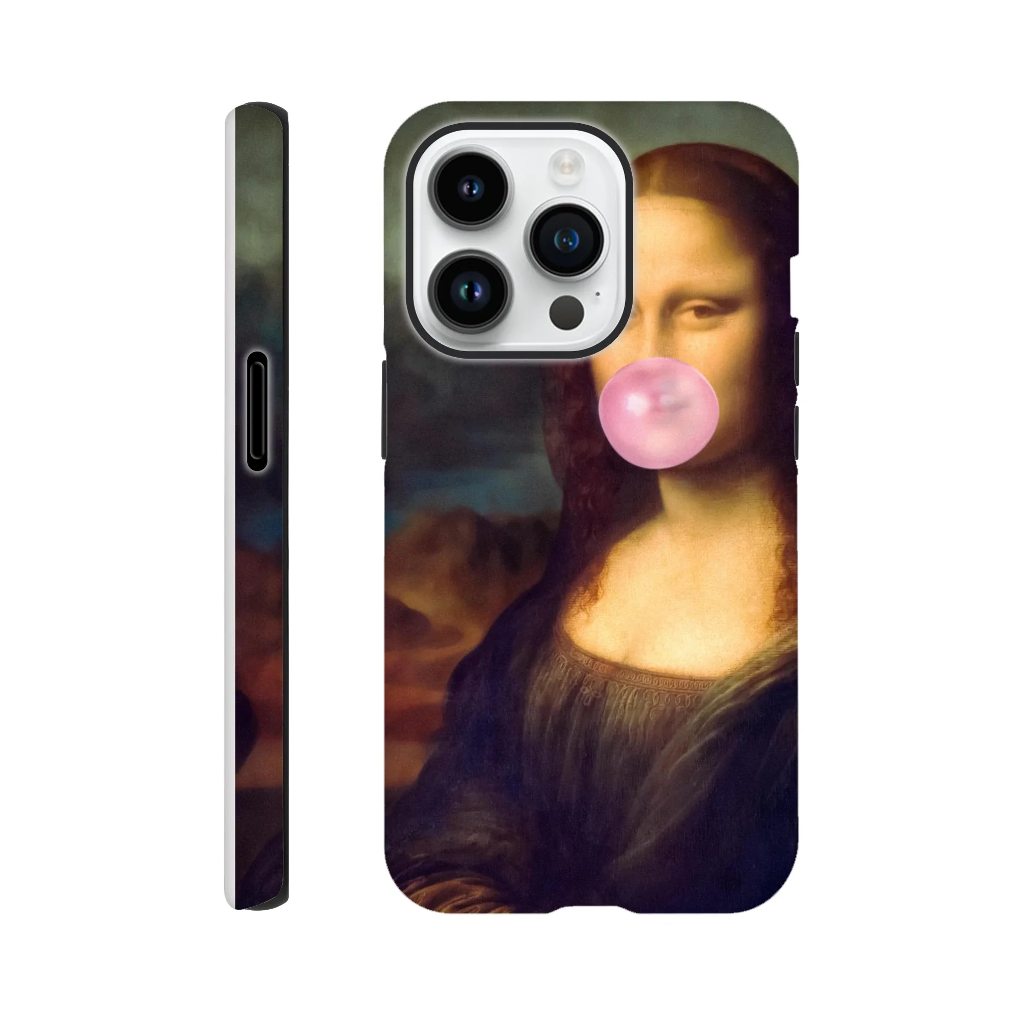 Mona Lisa Bubble Gum iPhone Case