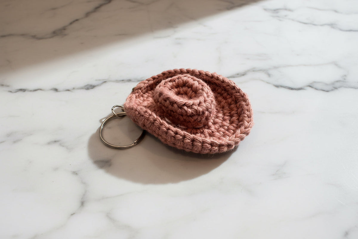 Cowboyhatt nøkkelring