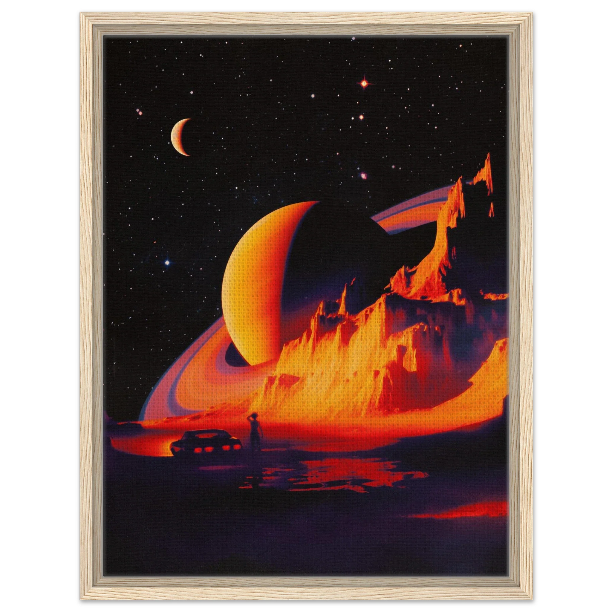 Alien Landscape Canvas