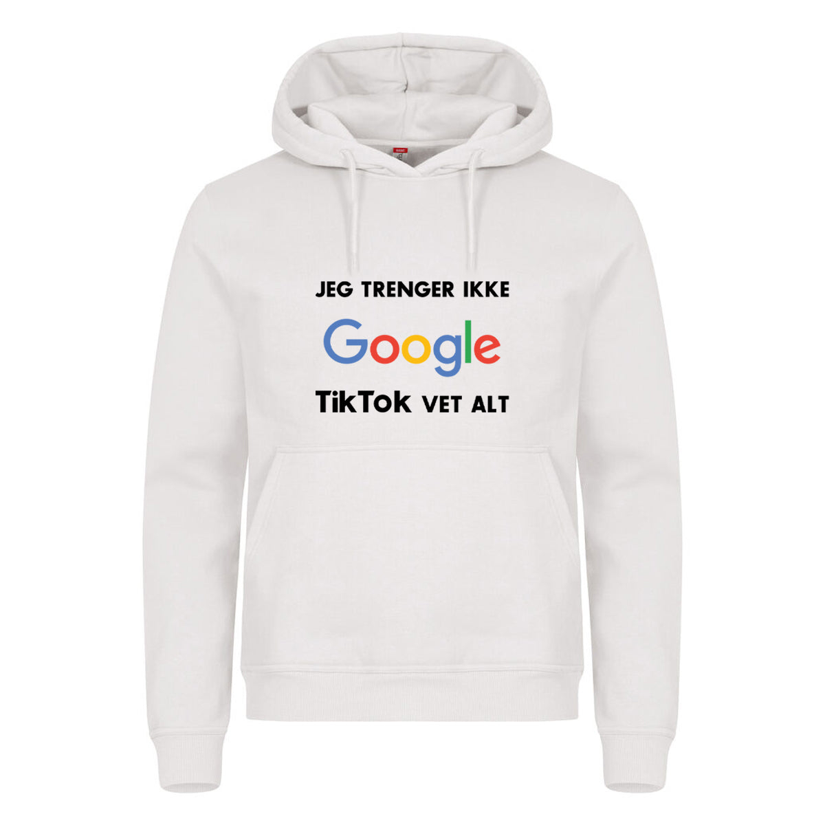TikTok vet alt - hettegenser