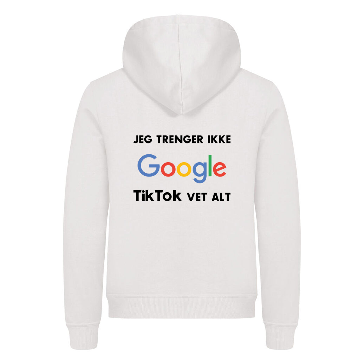 TikTok vet alt - hettegenser