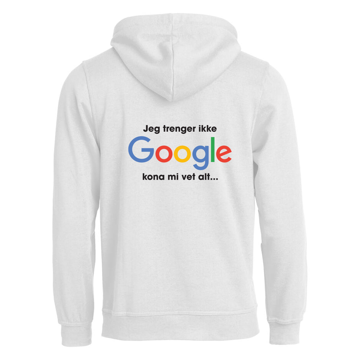 Trenger ikke Google - hettegenser