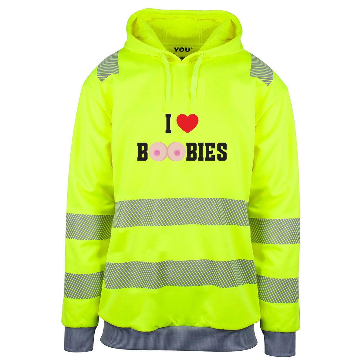 I Love Boobies - Reflekshoodie