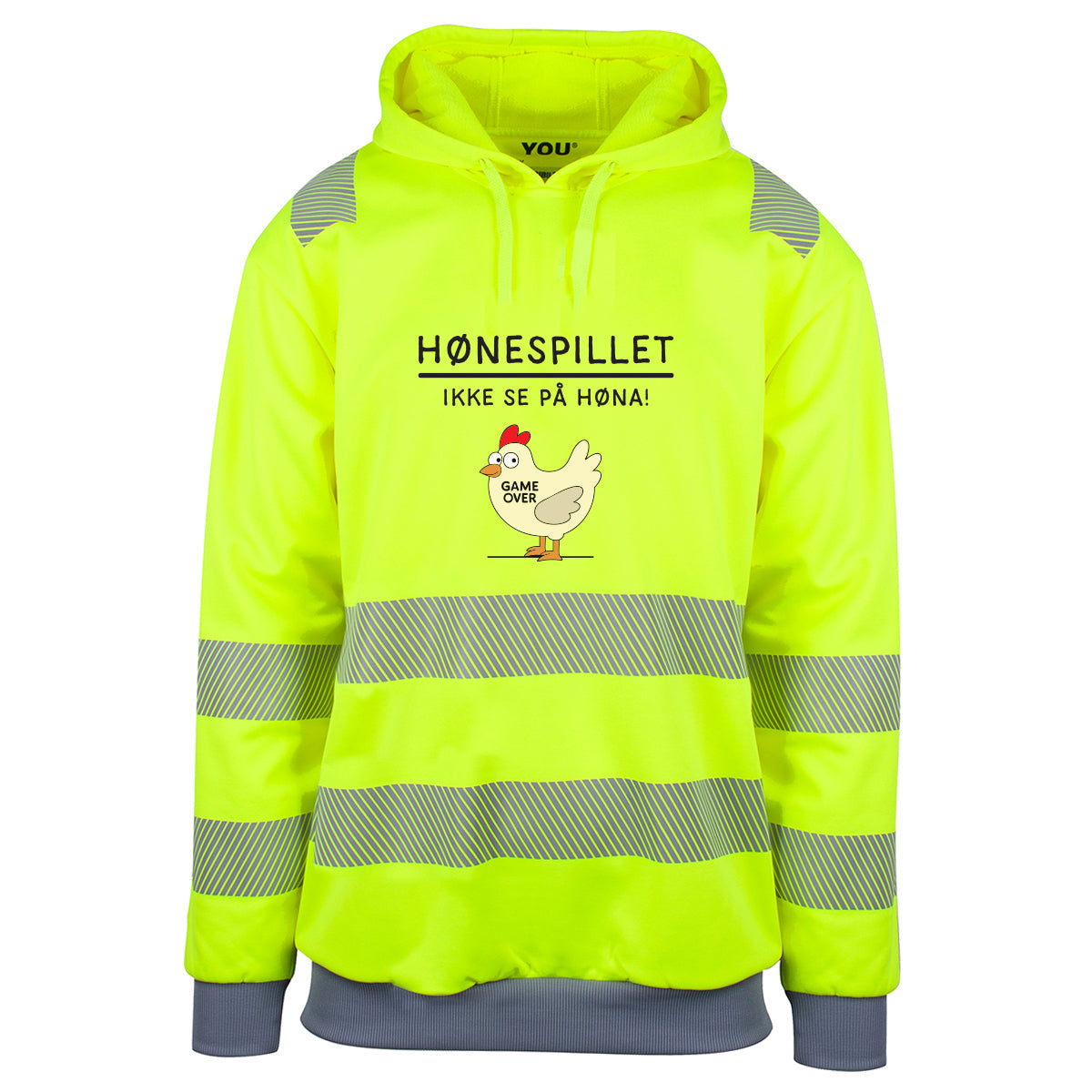 Hønespillet - reflekshoodie