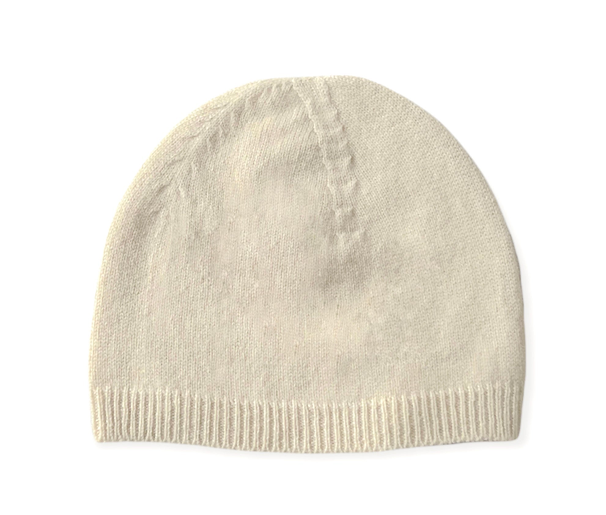 Baby knitted beanie off white