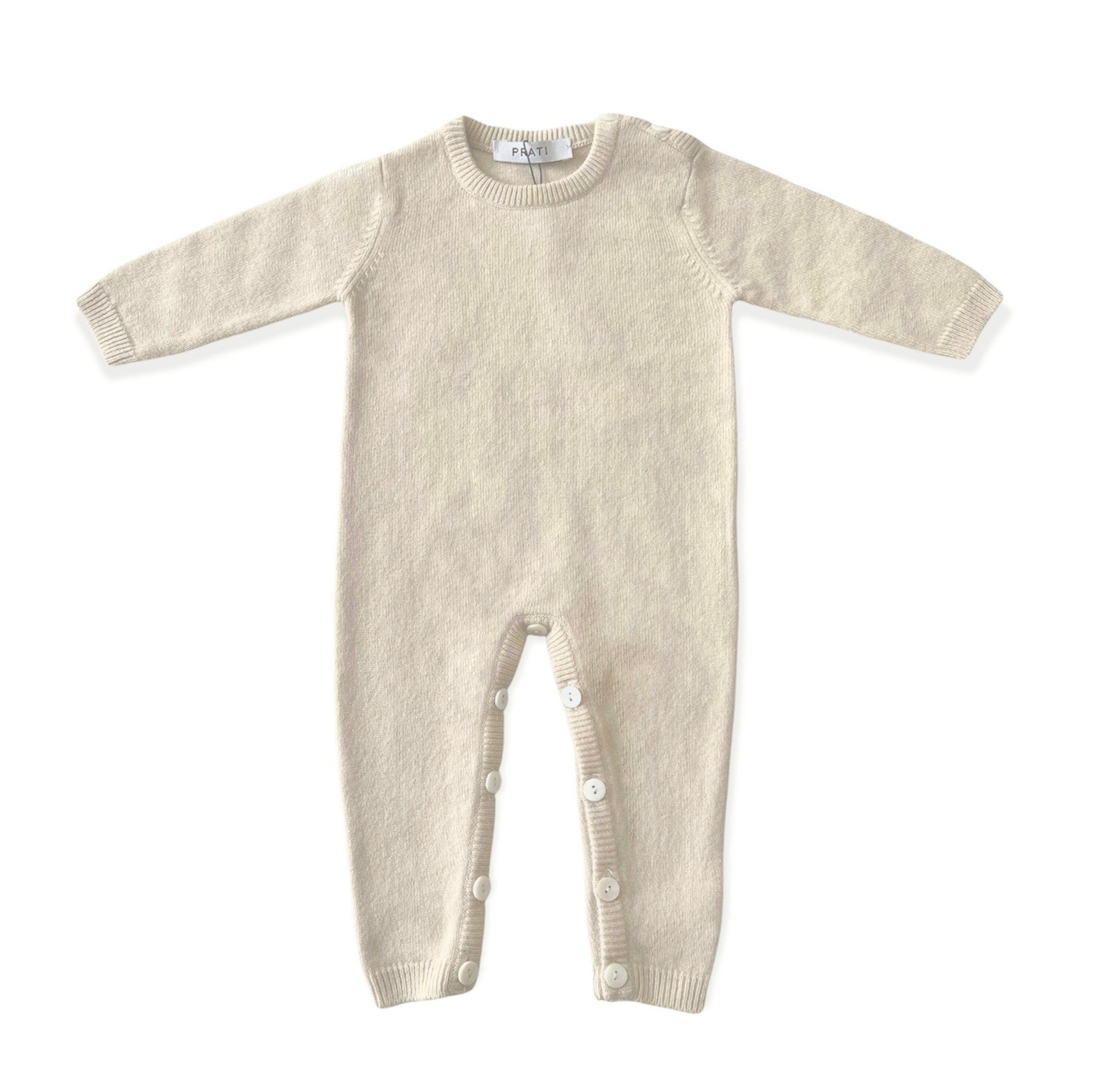 Baby pajamas beige