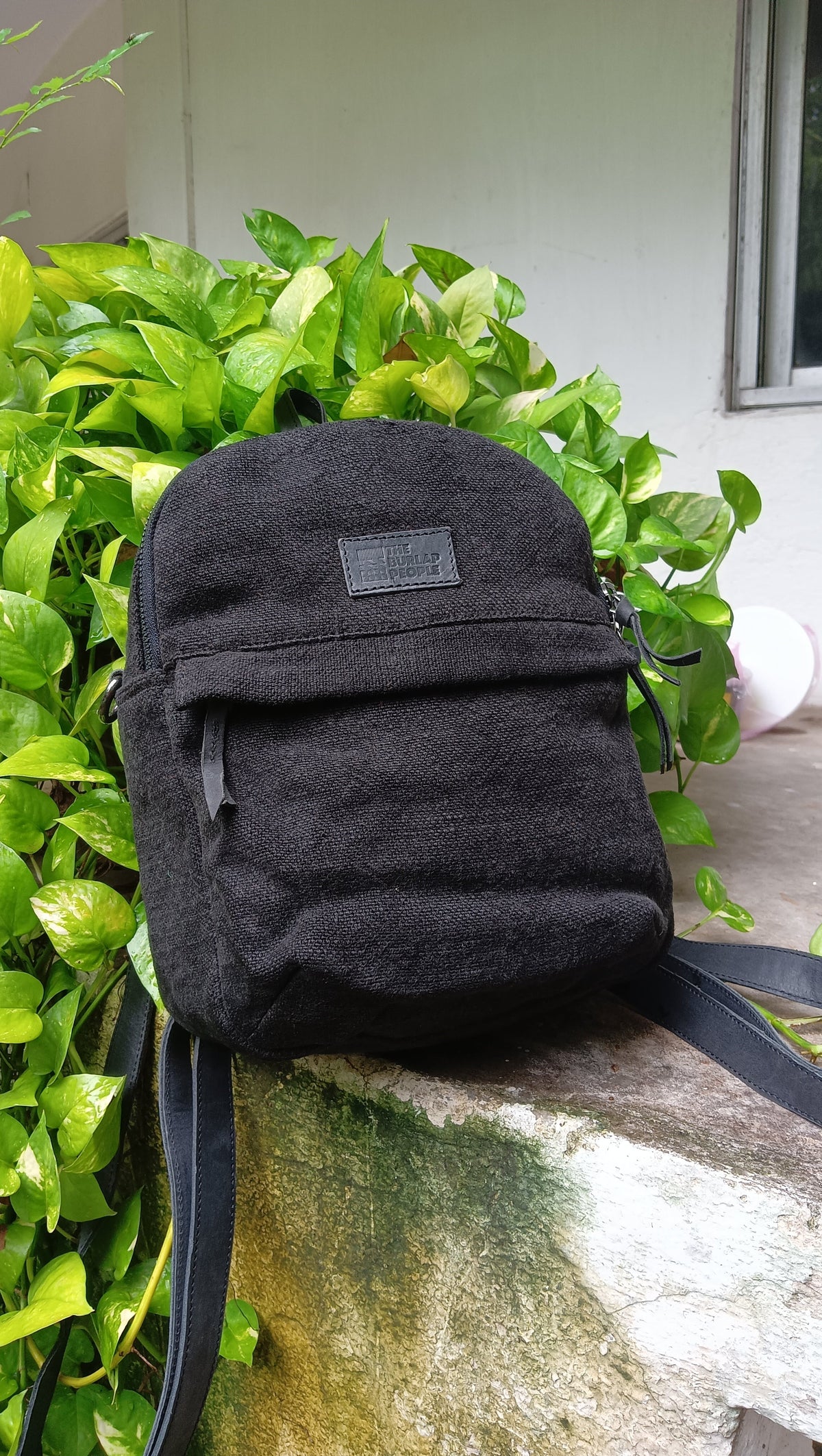 The Lil Sister Backpack | Sustainable 2-in-1 Jute Bag