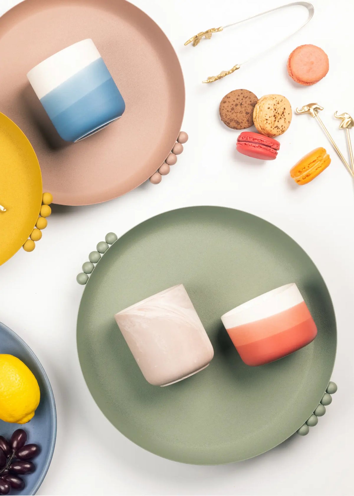 Elan Powder-Coated Iron Trays | Minimalist Decorative Tray