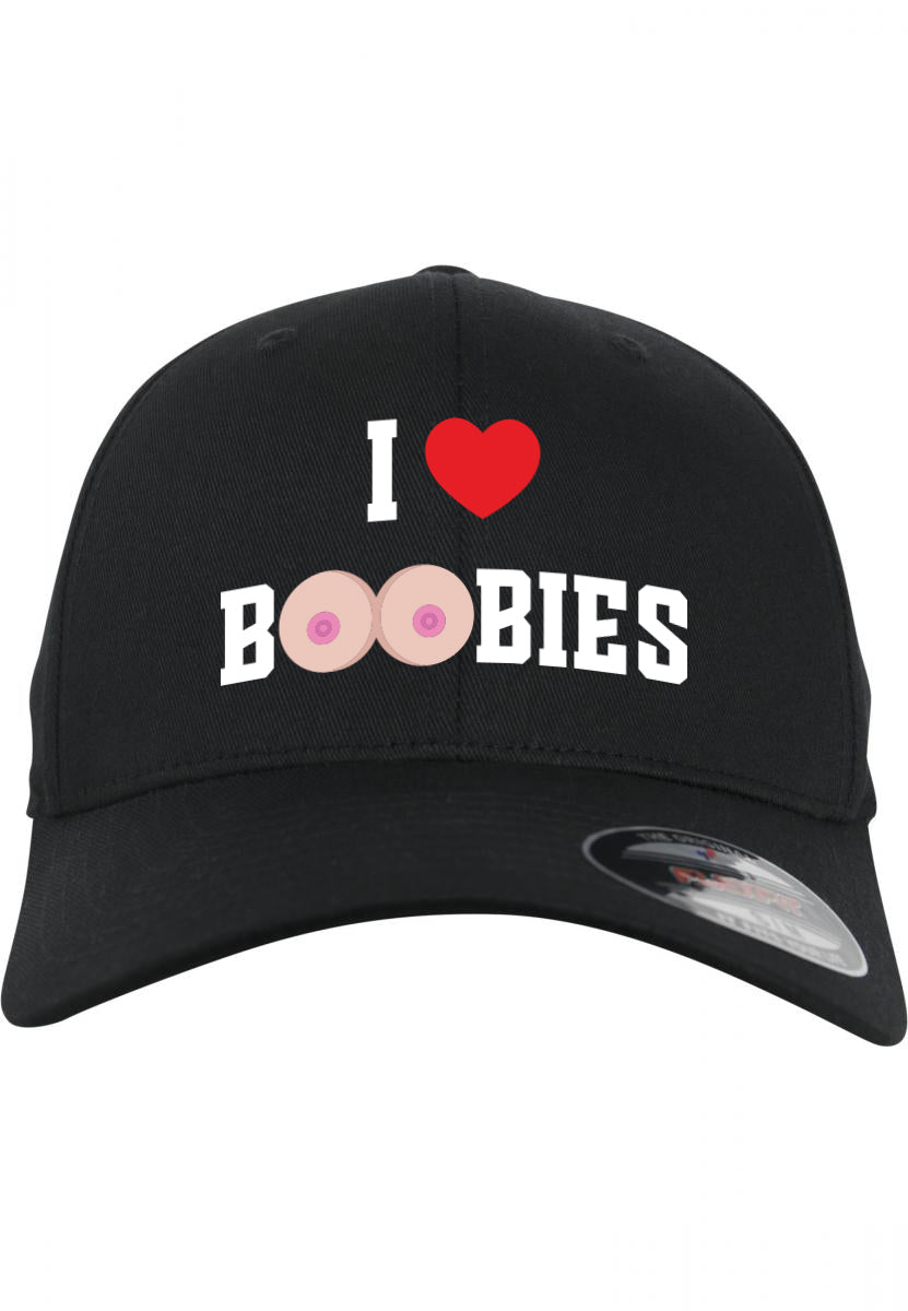 I Love Boobies - Flexfit Caps