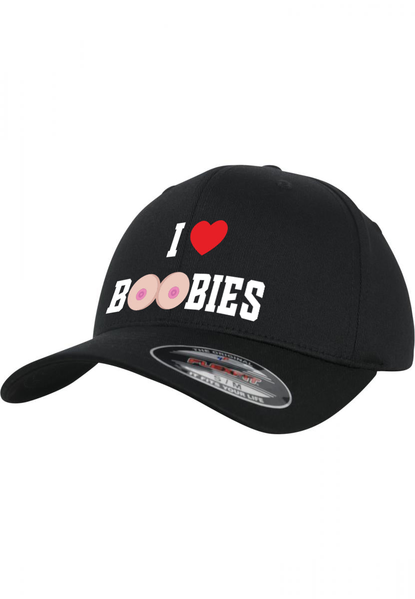I Love Boobies - Flexfit Caps