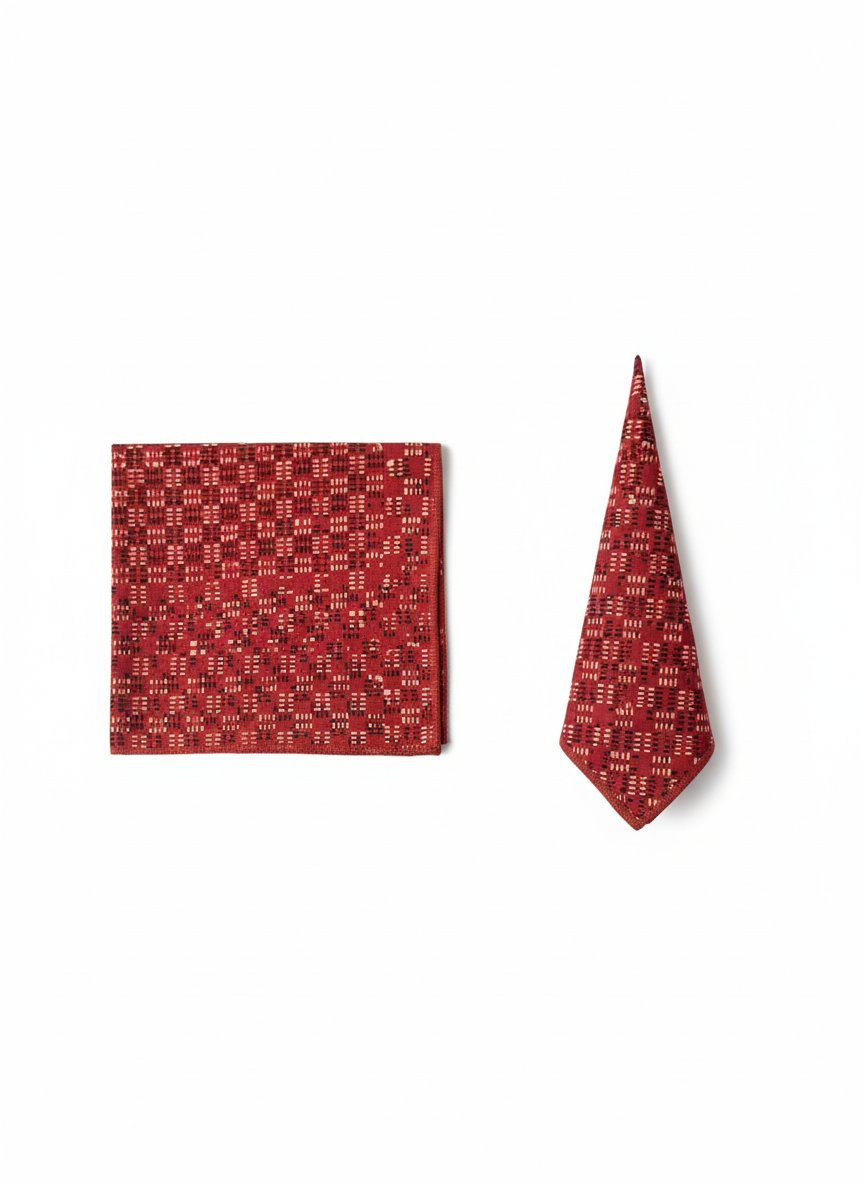 Ajrakh Hakoba Cotton Napkins | Set of 6