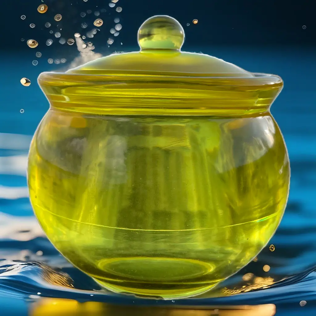 Elegant oppbevaring | Utsøkt håndlaget Epoxy Krukke med lokk