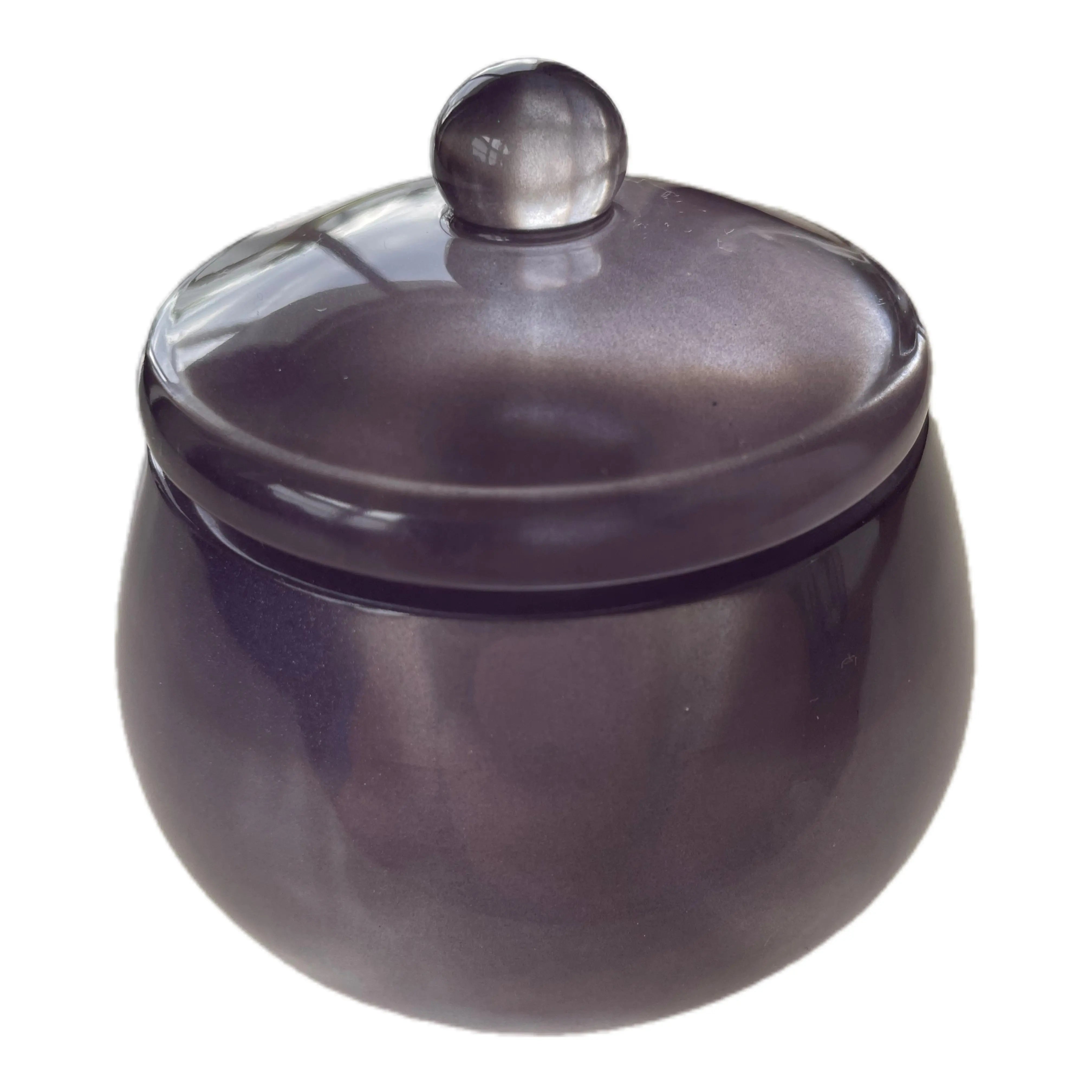 Håndlaget Liten Epoxy Krukke med Lokk