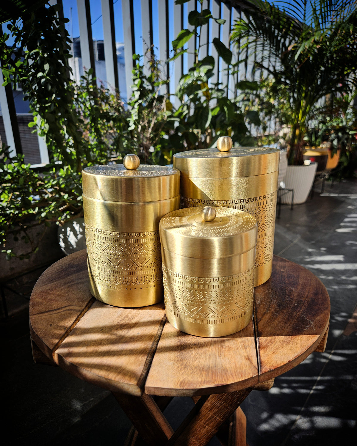 Mystic Mandala Metal Canister | Handcrafted Airtight Storage Jar