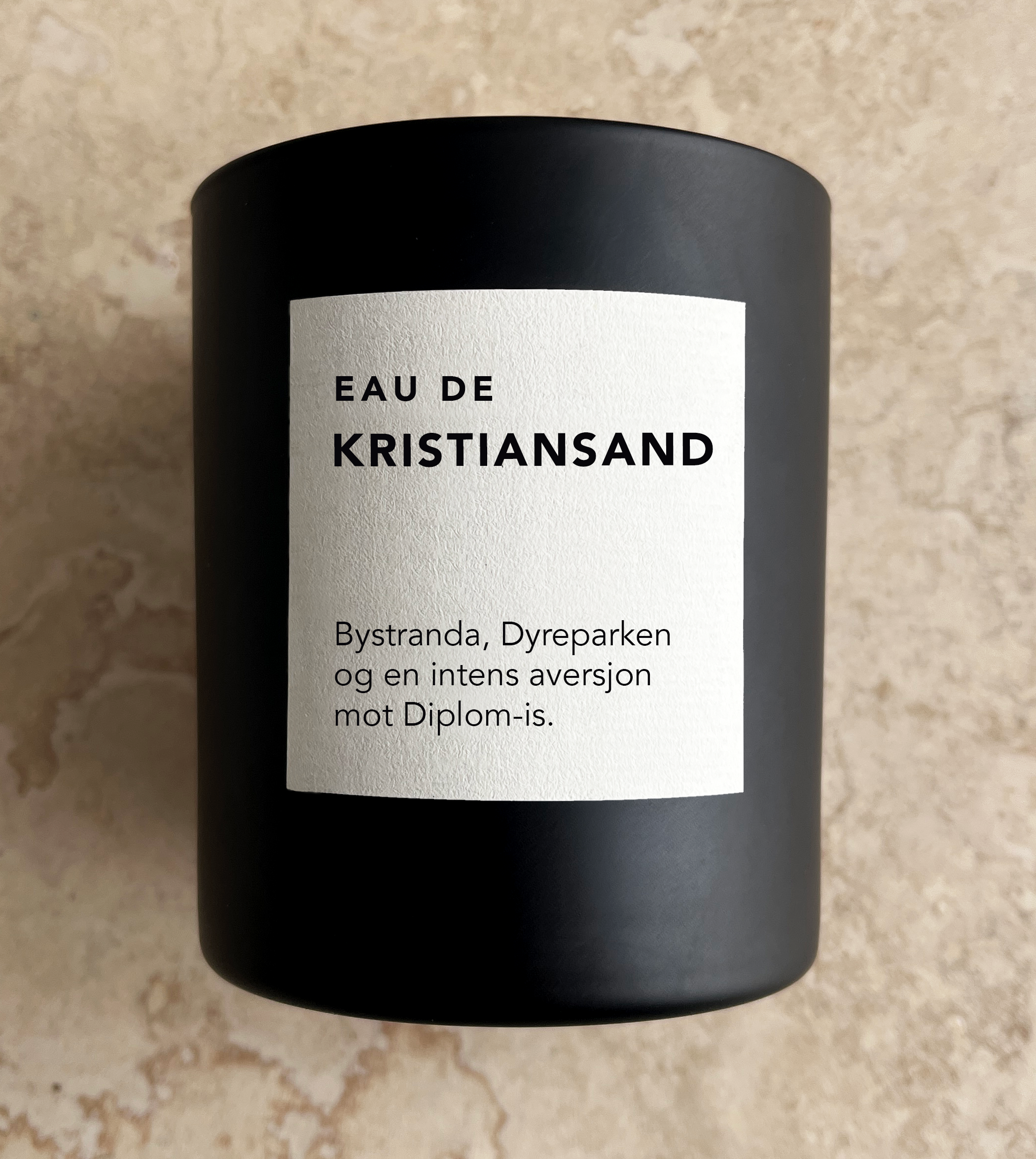 Eau de Kristiansand duftlys
