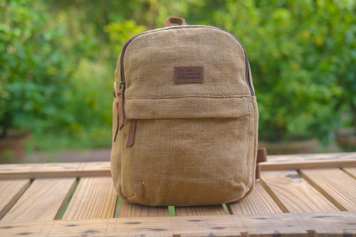 The Lil Sister Backpack | Sustainable 2-in-1 Jute Bag