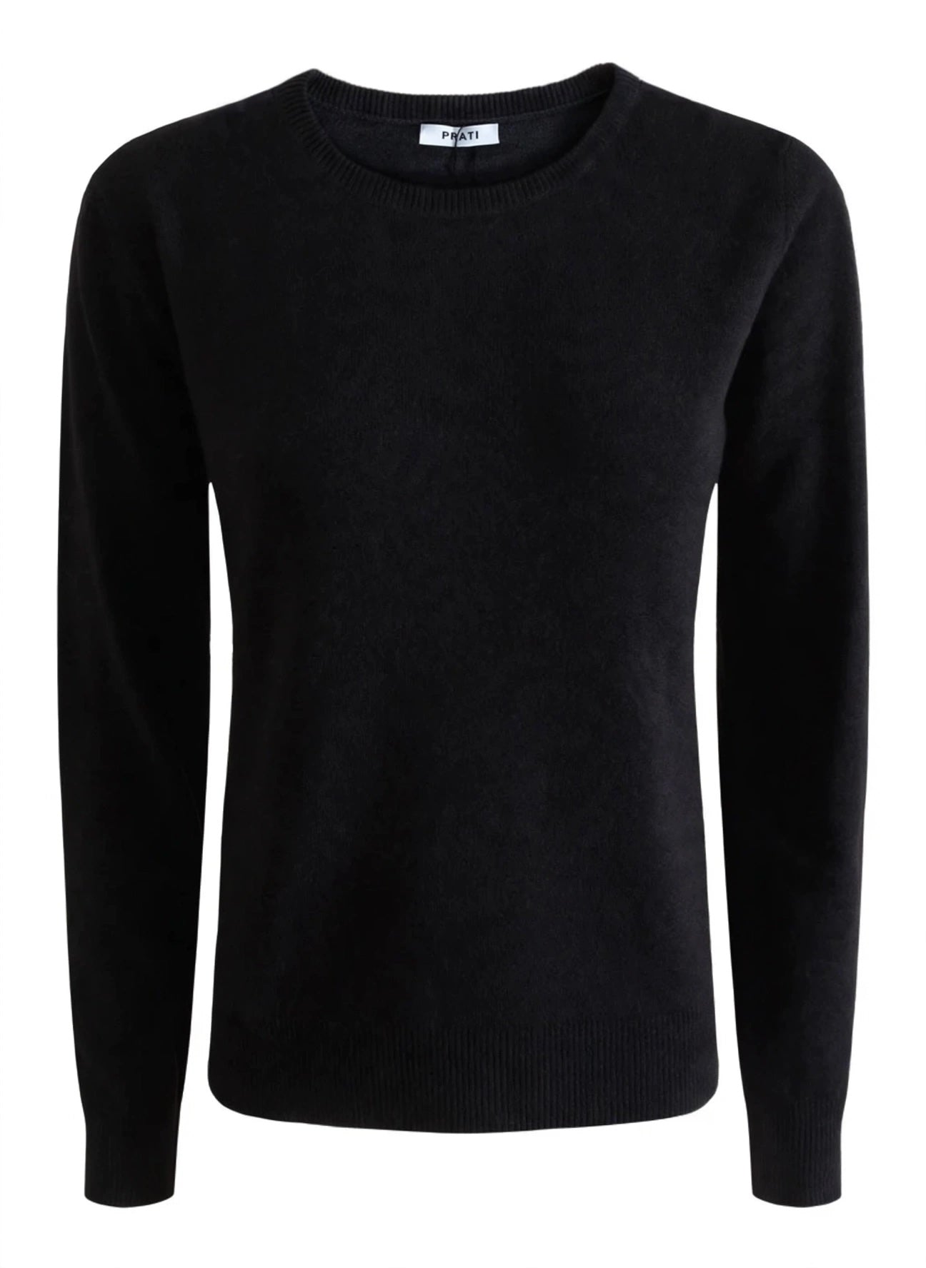 Cashmere round neck sweater aubergine