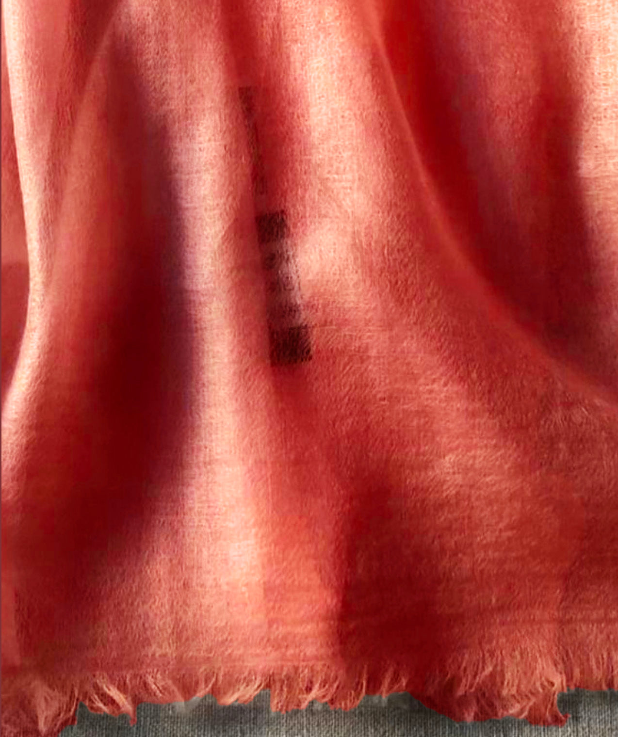 Resort wear shawl 100% Cashmere dusty rose