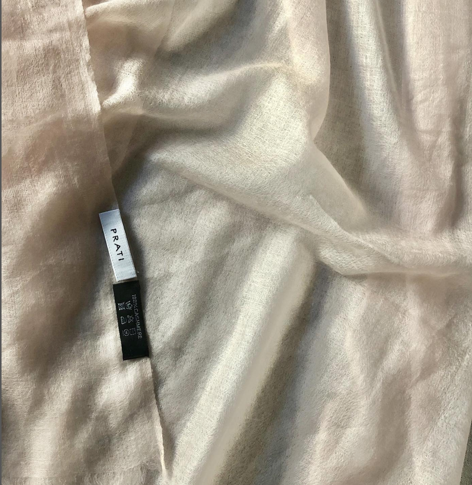 Resort wear shawl 100% Cashmere dusty rose