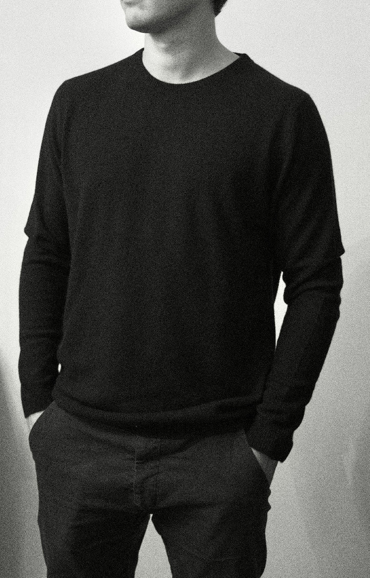 Men´s cashmere crew neck sweater camel